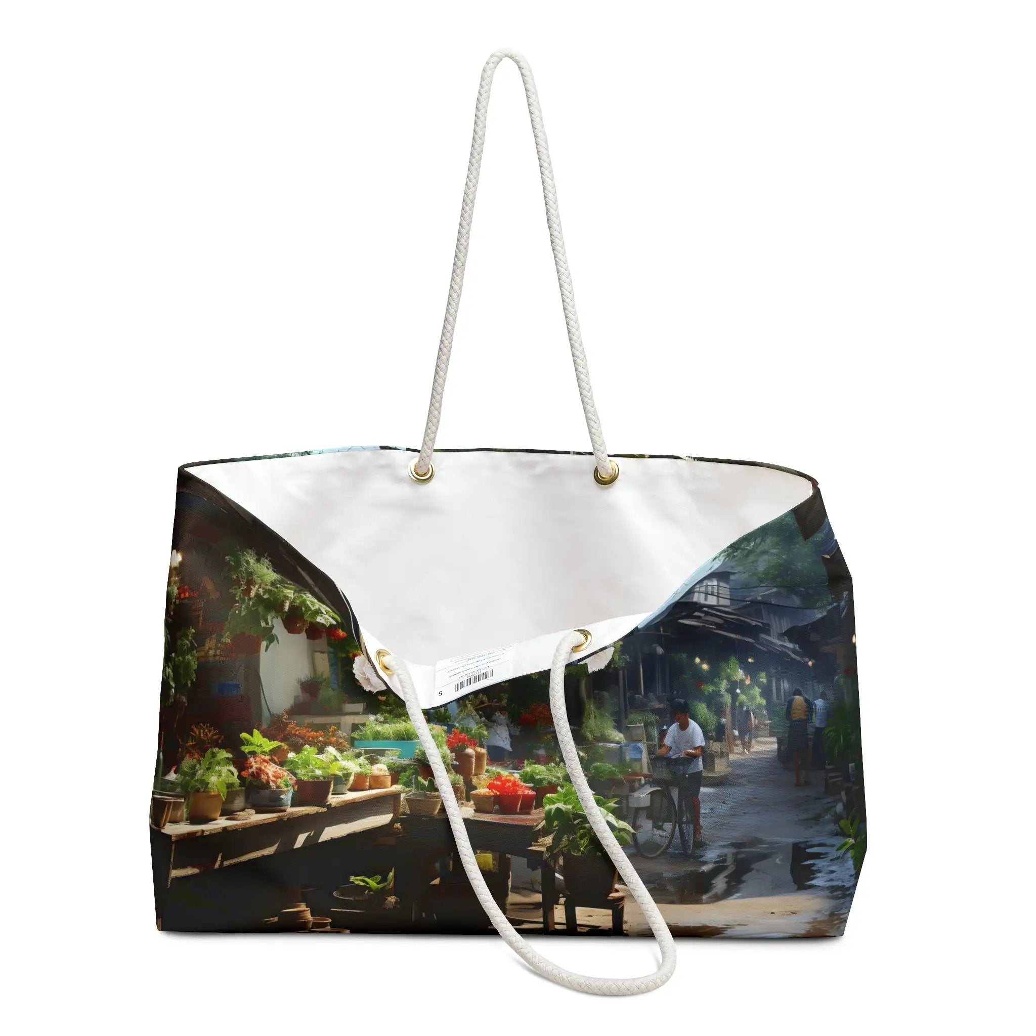 Weekender Tote Bag | Discover the Charm and Beauty of Hanoi Small Streets with This Weekender Bag