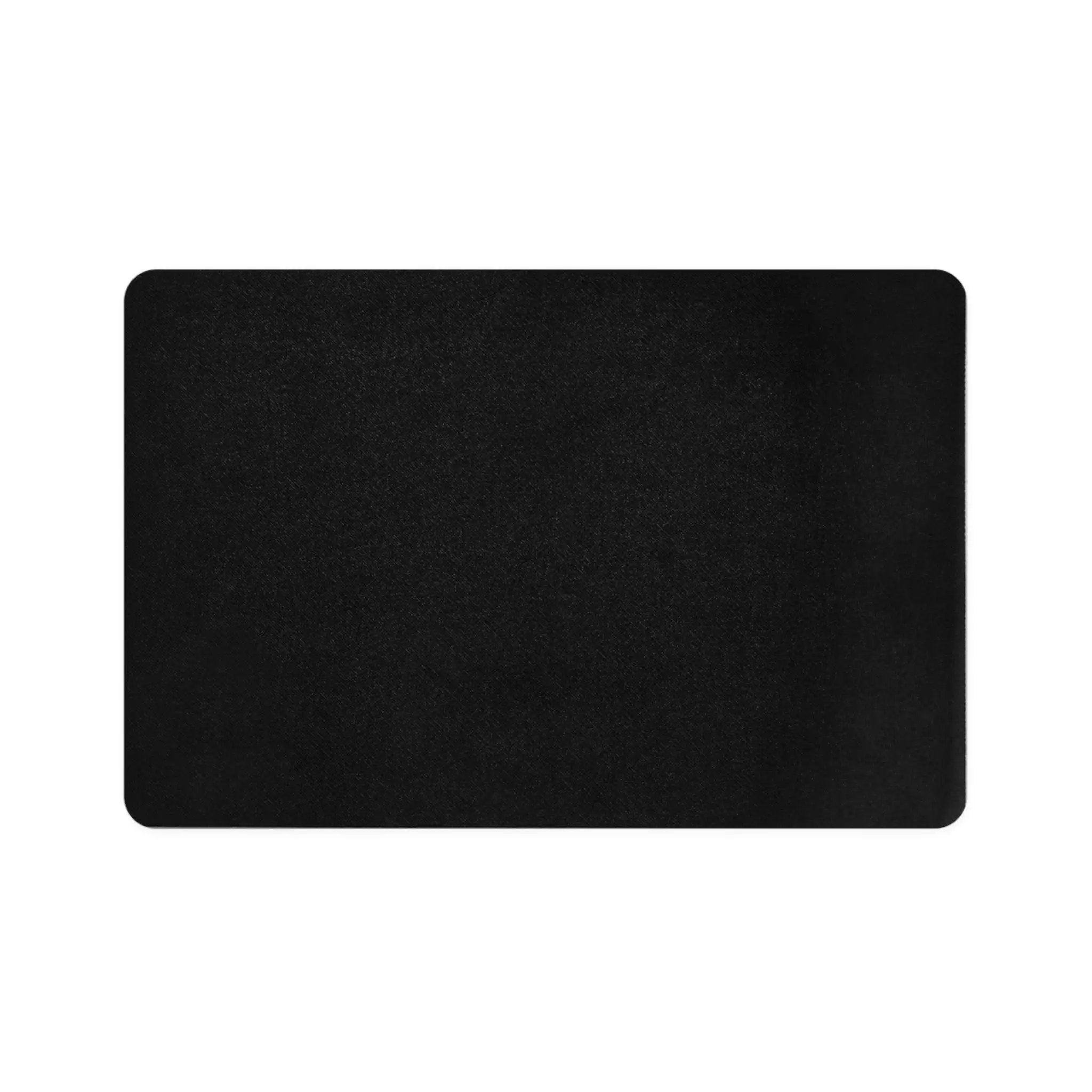 Pet Feeding Mats | a black mouse pad on a white background