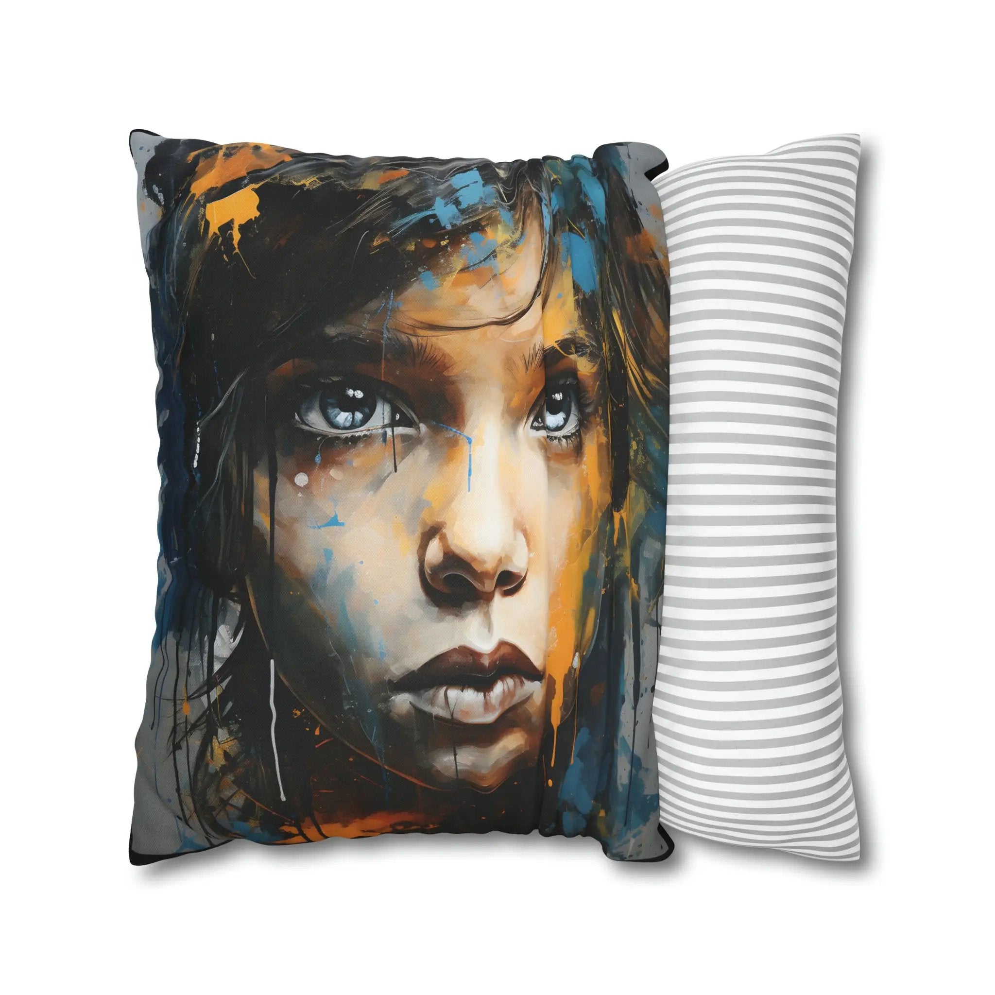 Pillow Covers | Vibrant Faces | Square Pillow Case