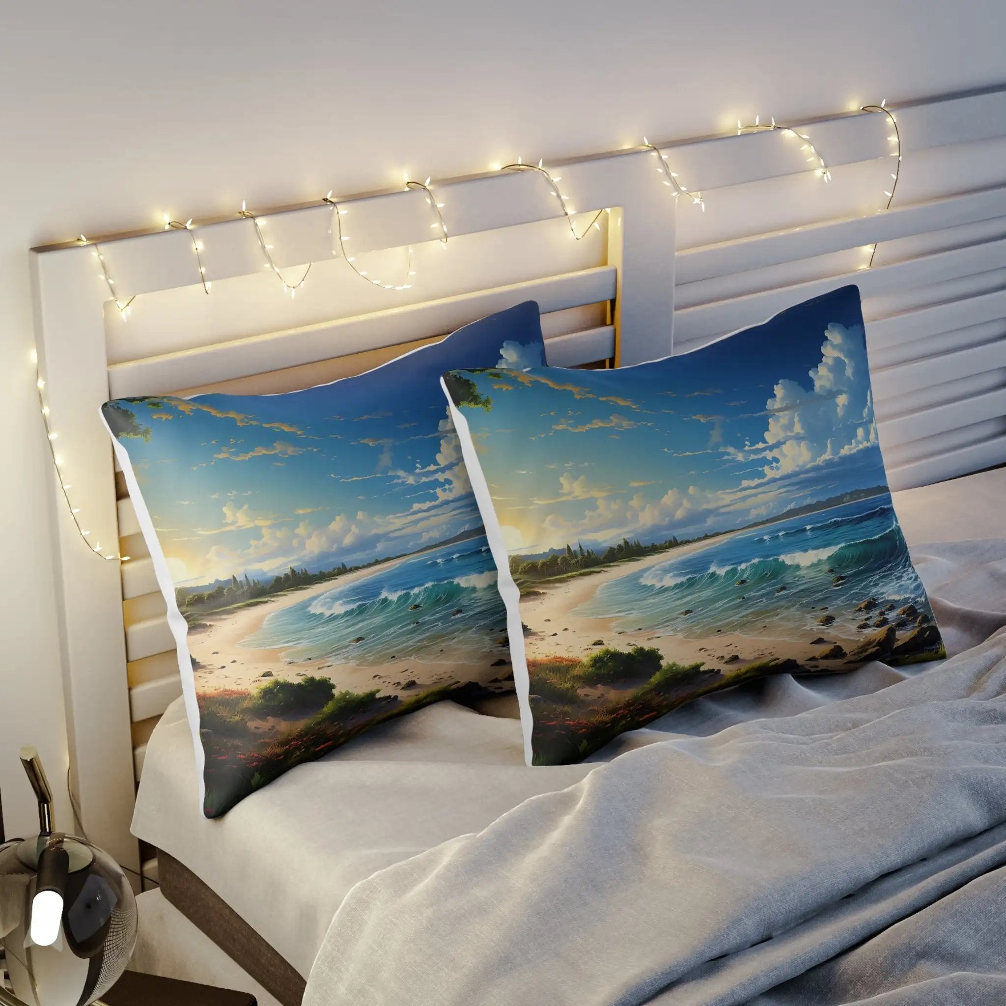 Pillow Sham | Sea Beach Landscape | Avatar Style | Cushion Cover | Pillowcase | Pillow Slip | Pillow Cover