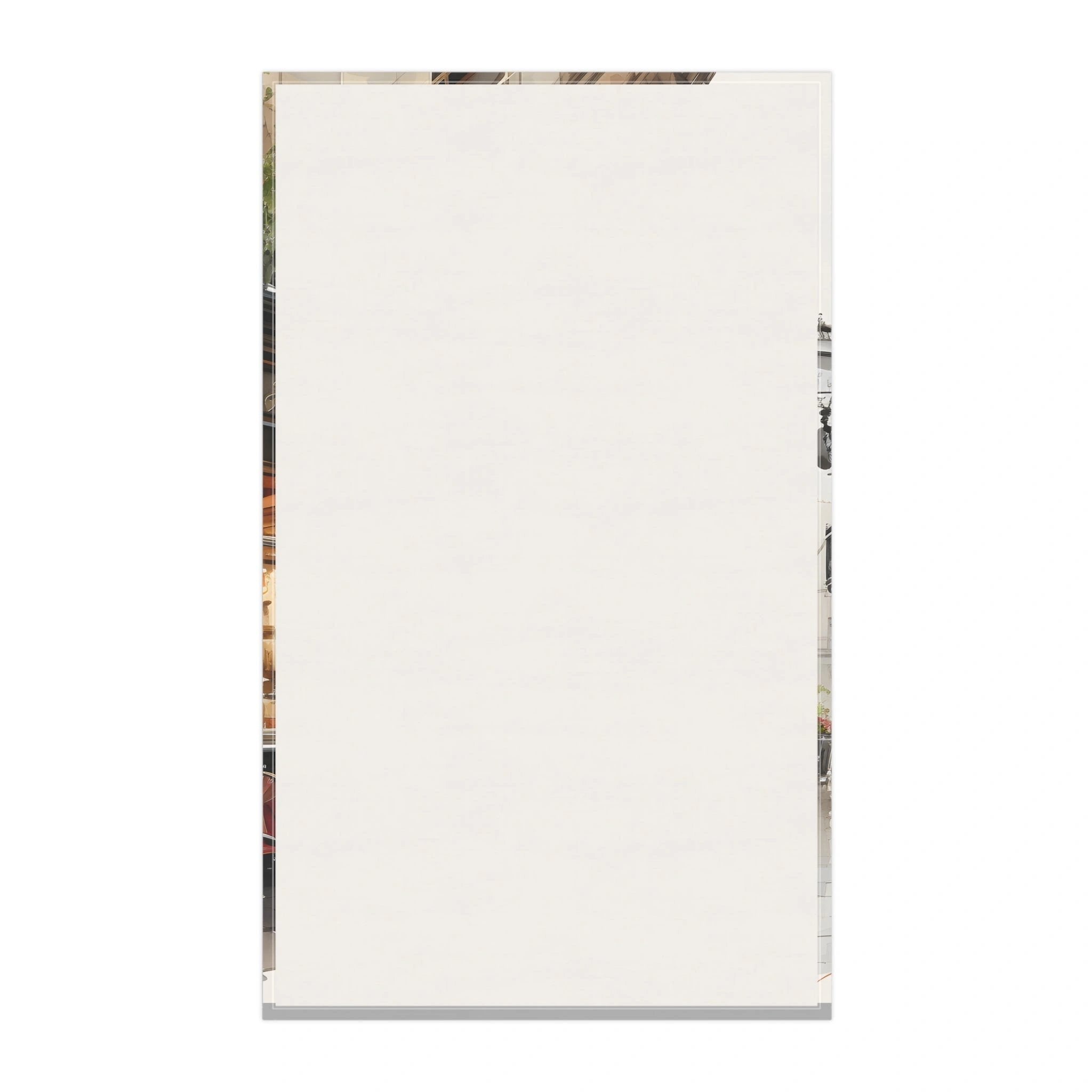 Kitchen Towel | a white sheet of paper on a white background