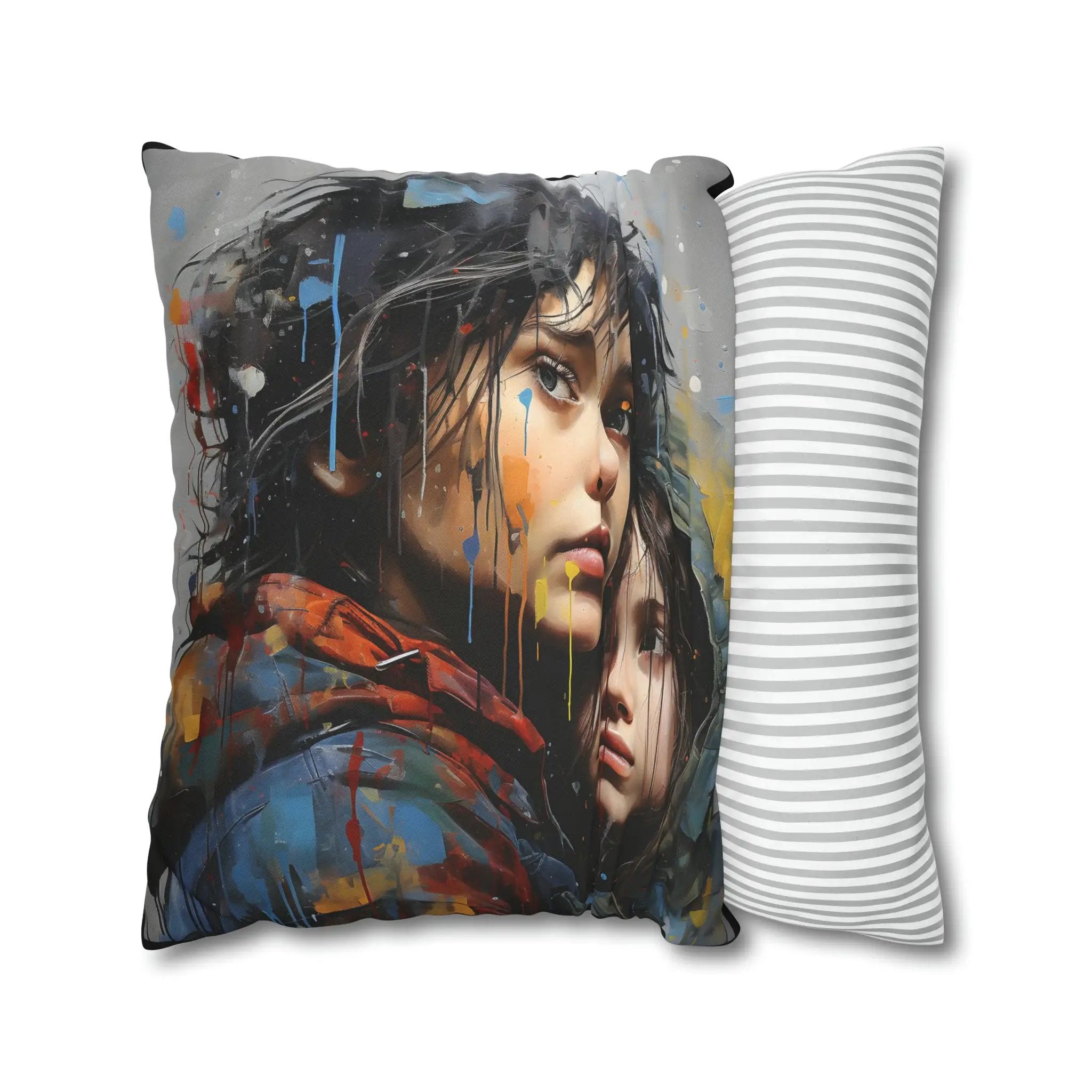 Pillow Covers | Vibrant Faces | Square Pillow Case