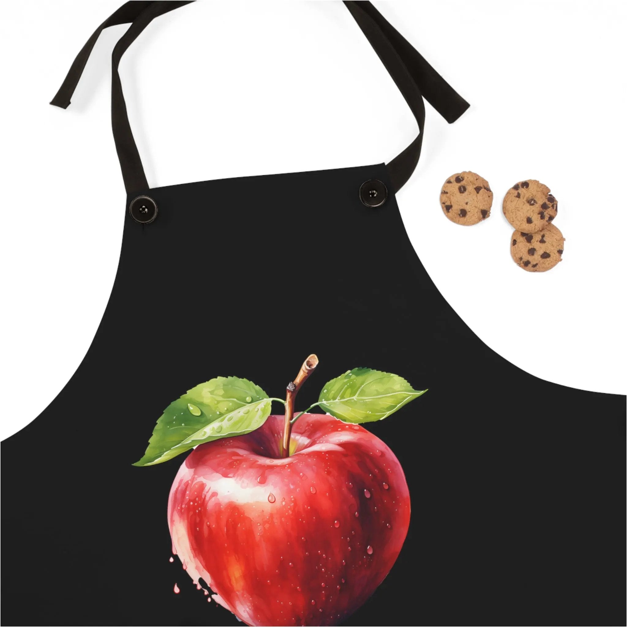 Chef Apron | an apron with an apple and cookies on it