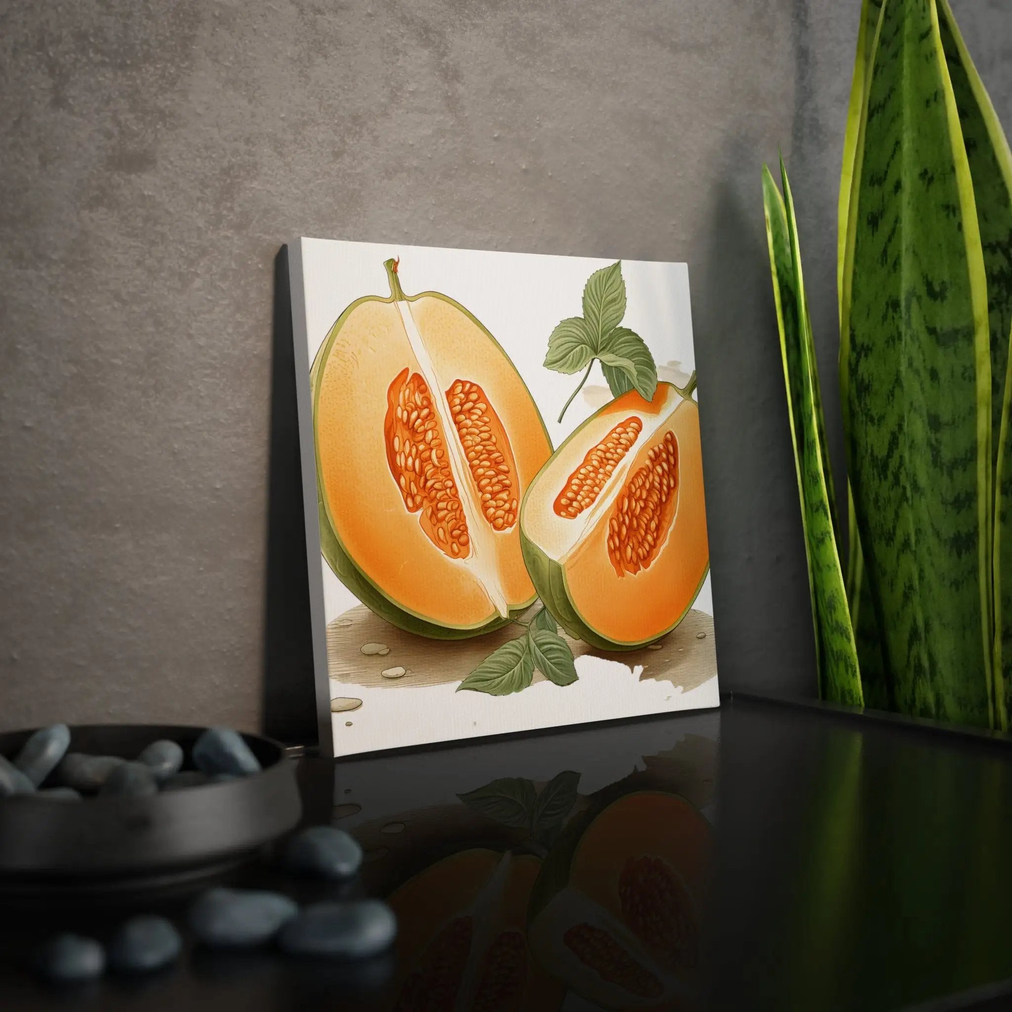 Canvas Gallery Wraps | a picture of some fruit on a table