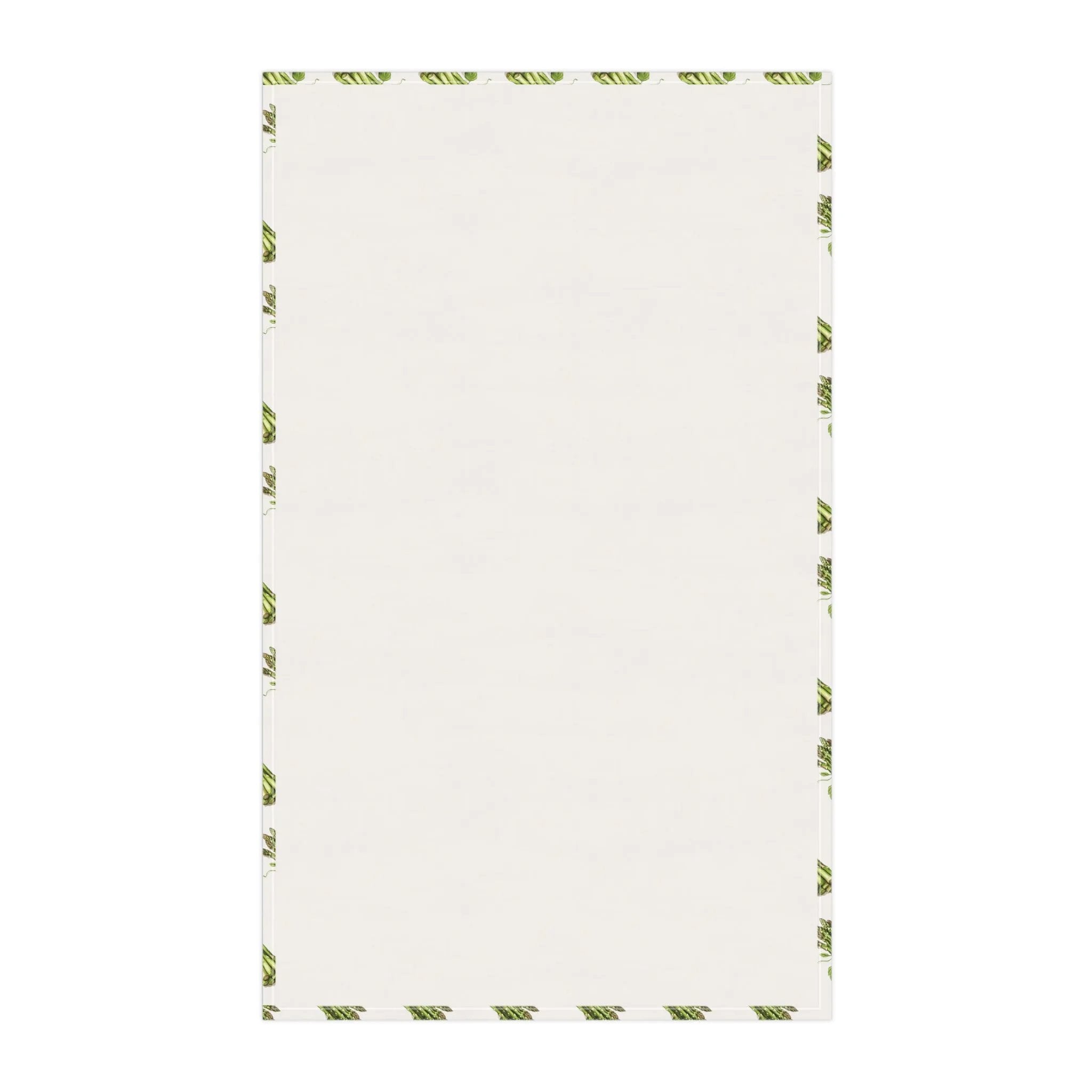 Kitchen Towel | a white sheet of paper with a green border