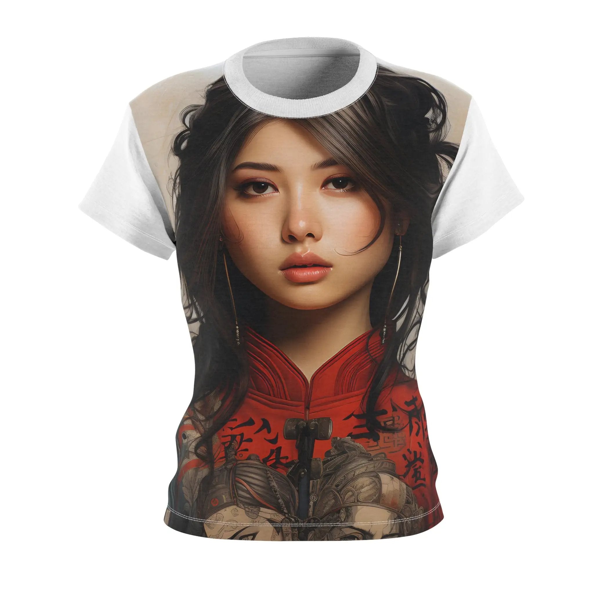 Women Tee | shirt with a picture of a woman's face