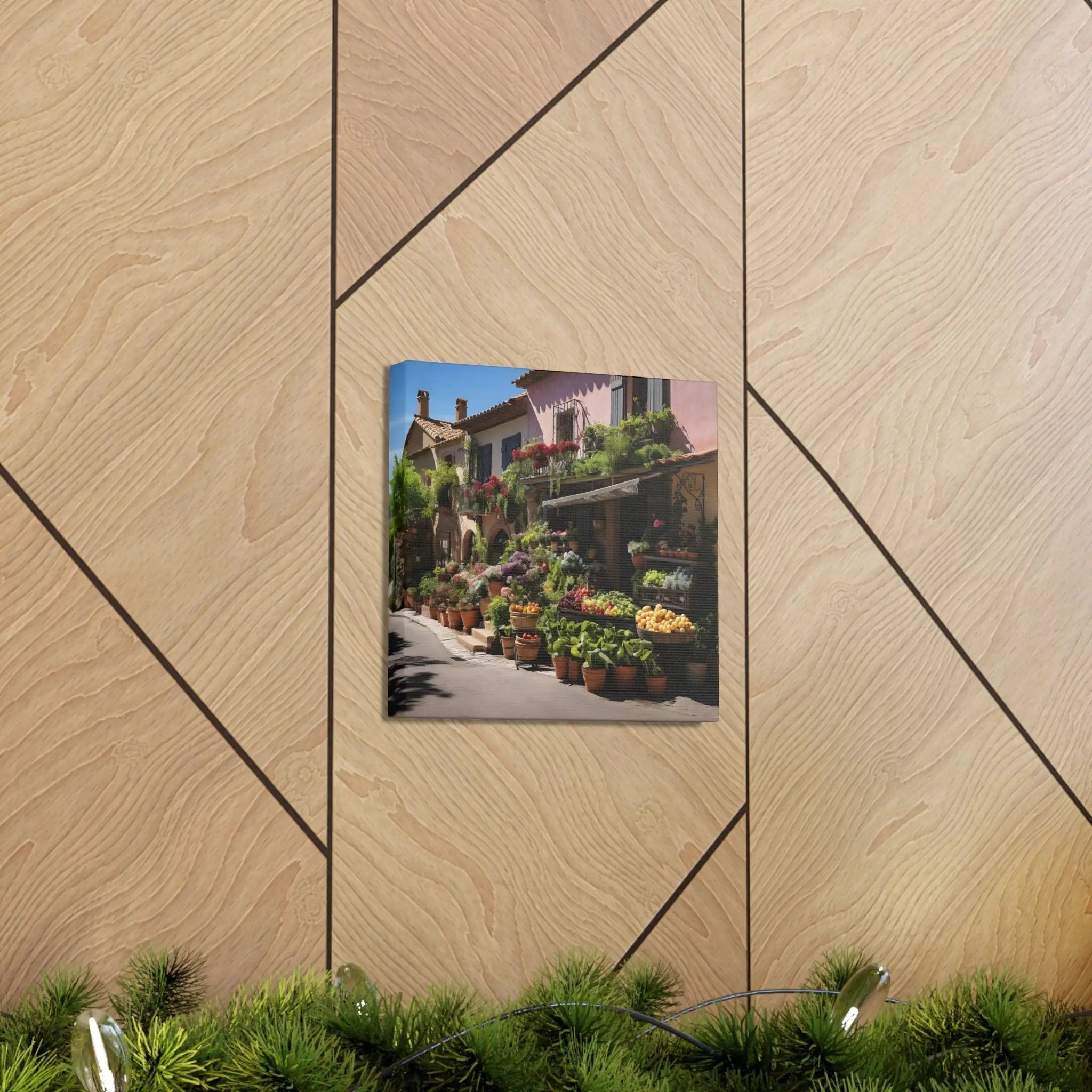 Canvas Gallery Wraps | a picture of a street with a building in the background