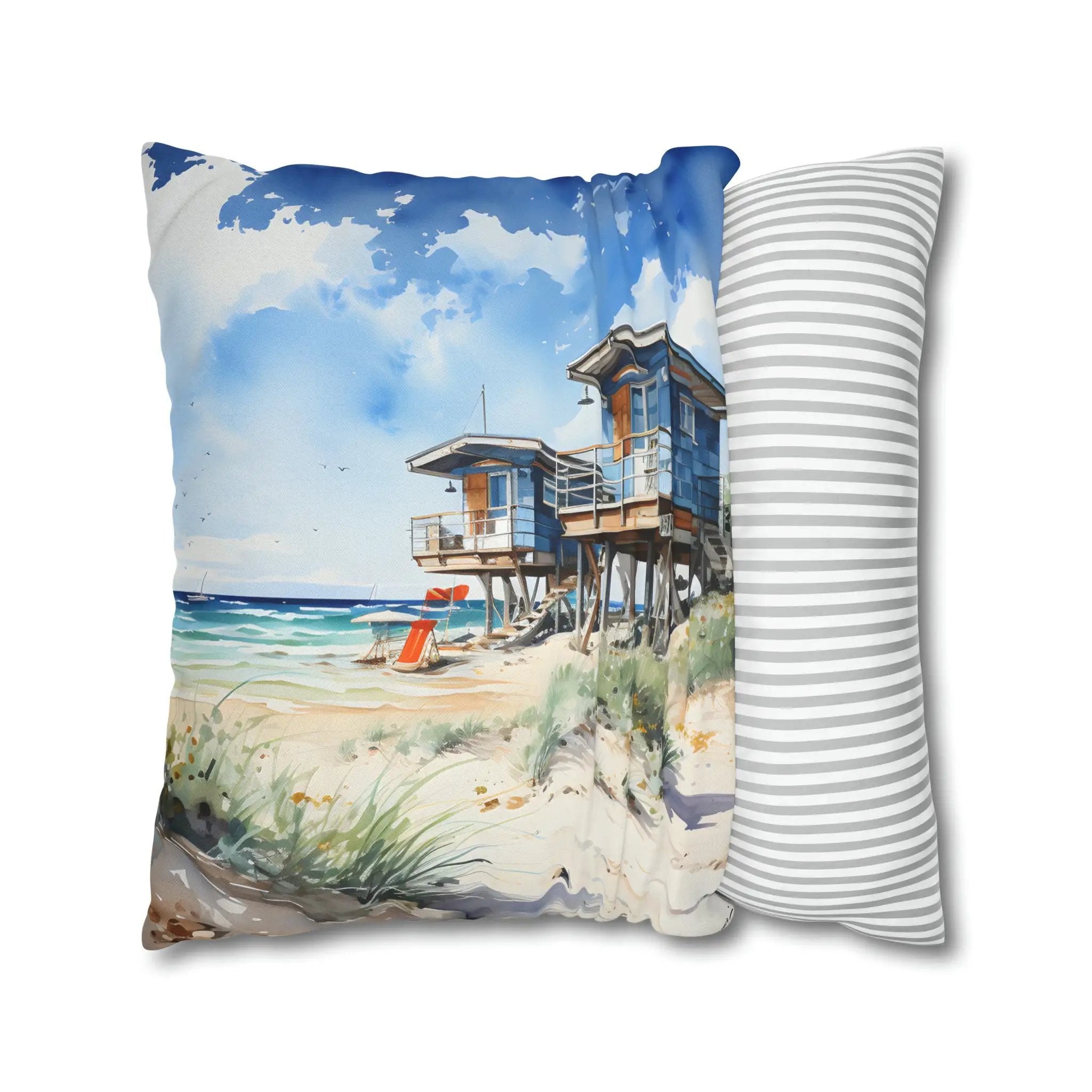 Pillow Sham | Seashell Dreams | Beach Cabin Inspired