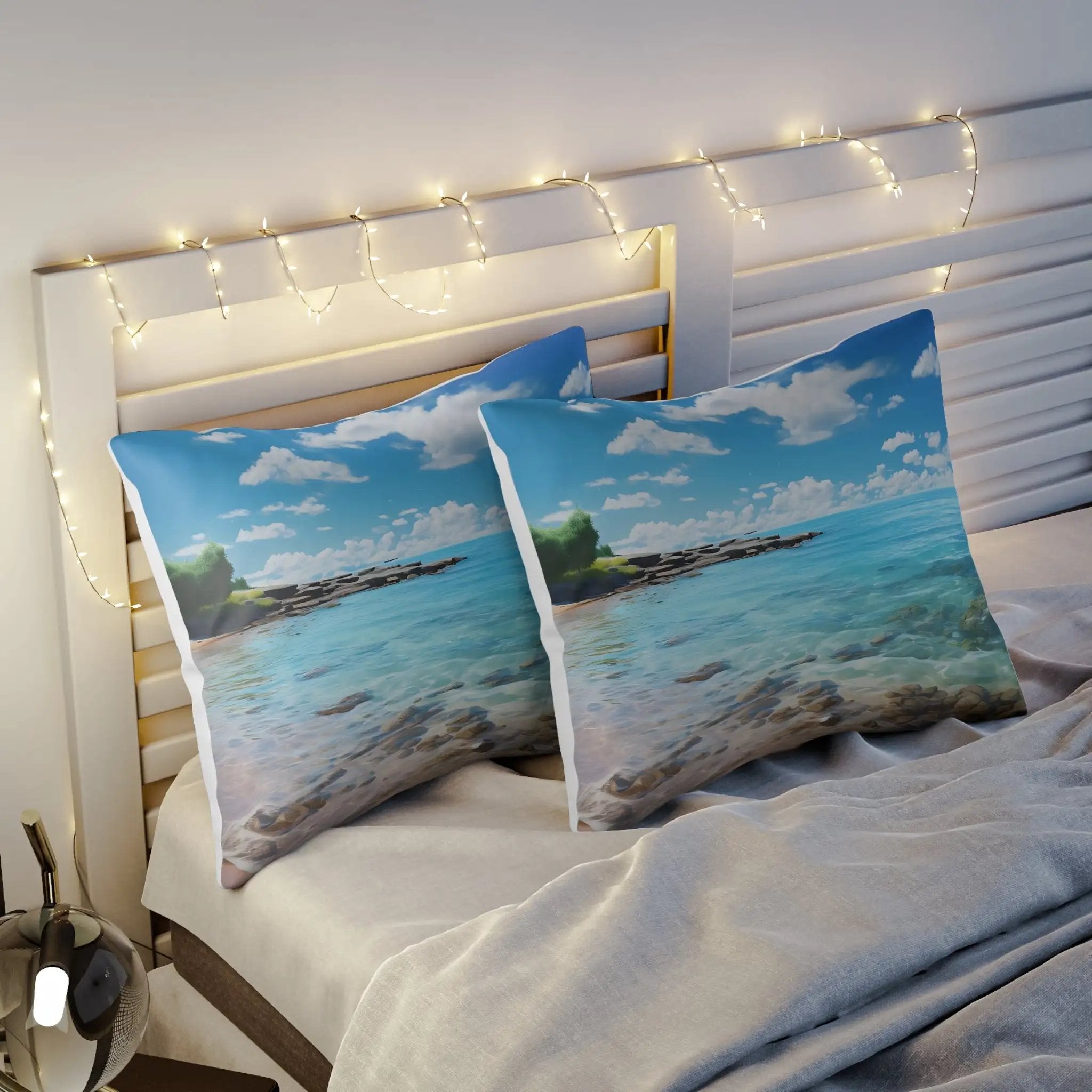 Pillow Sham | Sea Beach Landscape | Avatar Style | Cushion Cover | Pillowcase | Pillow Slip | Pillow Cover