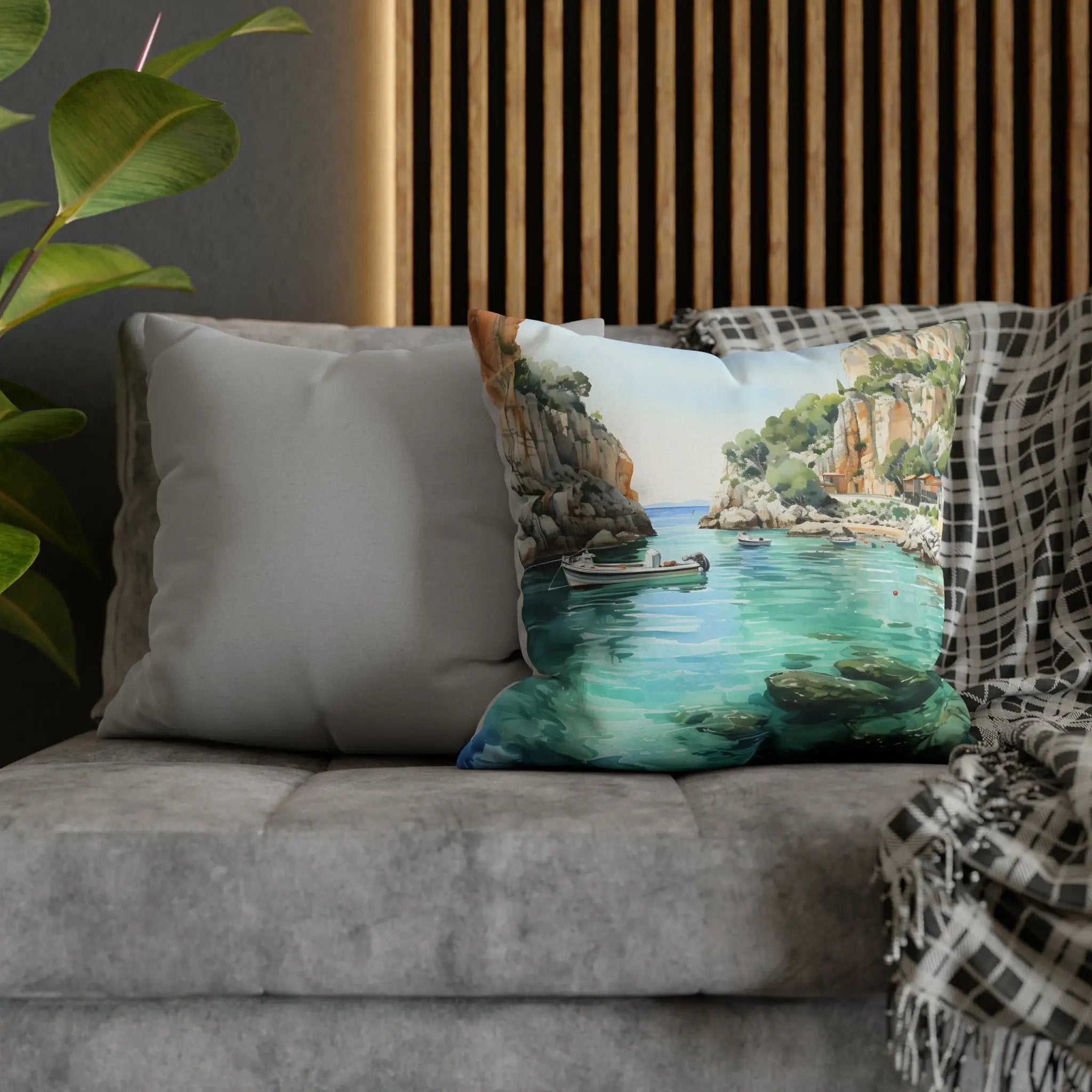 Pillow Sham | Mockup on a Couch