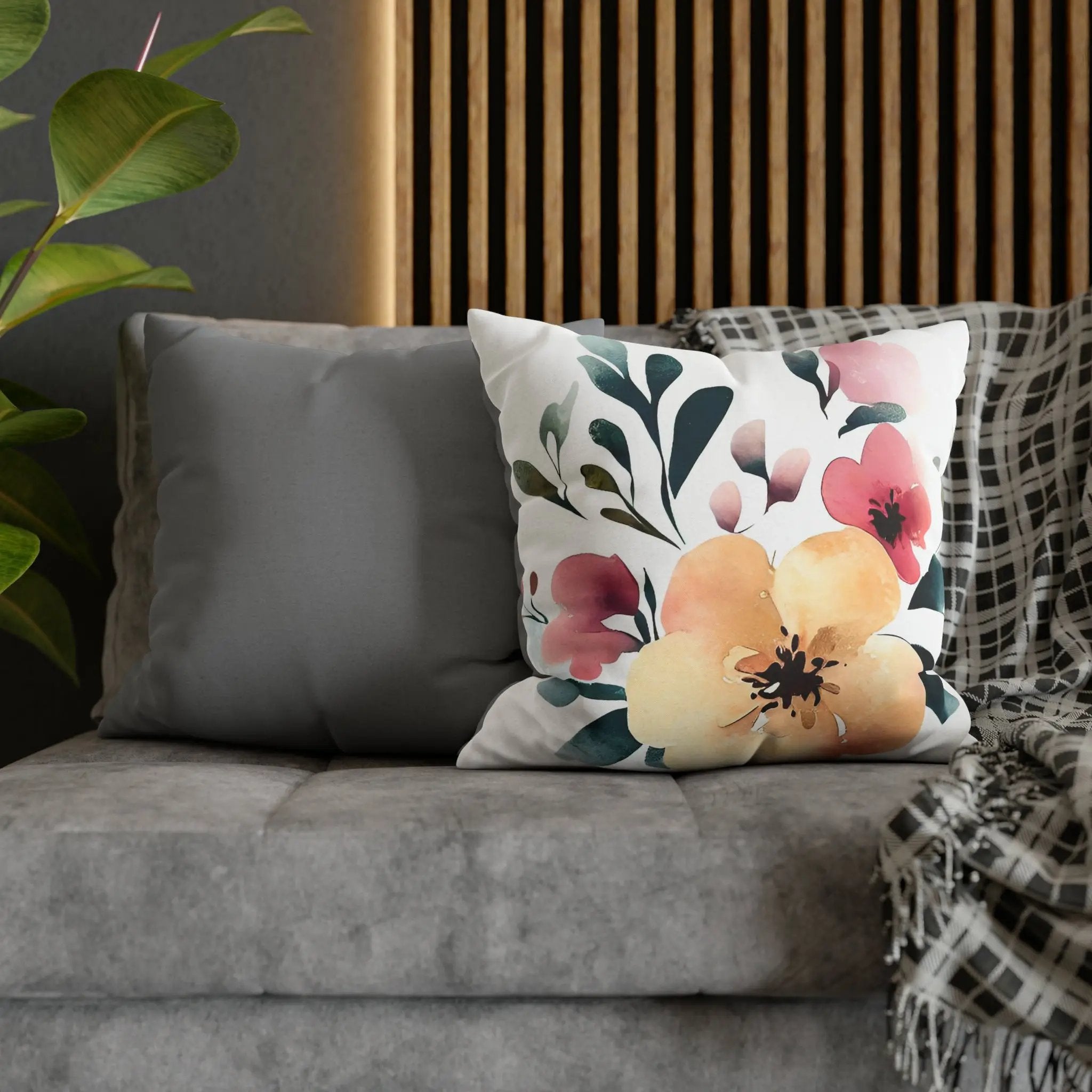 Pillow Sham | Mockup on the couch