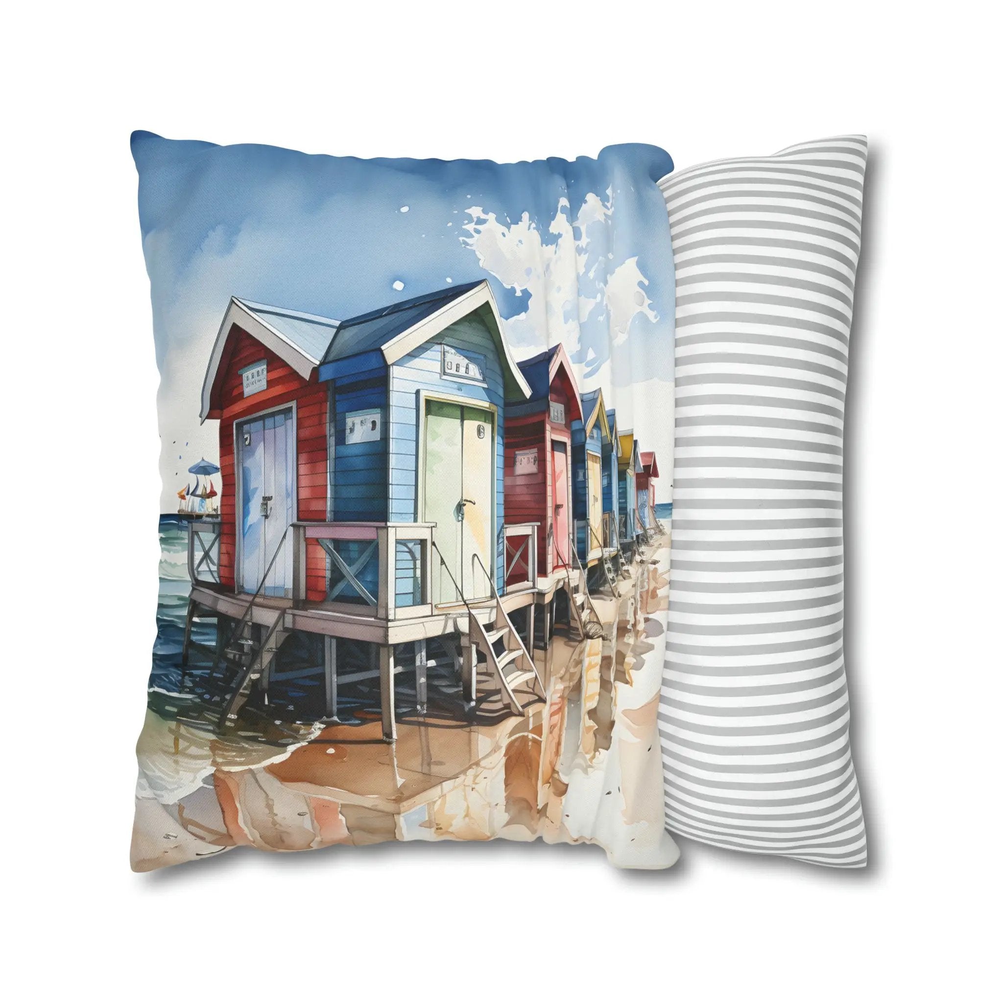 Pillow Sham | Seaside Escape | Beach Cabin Design