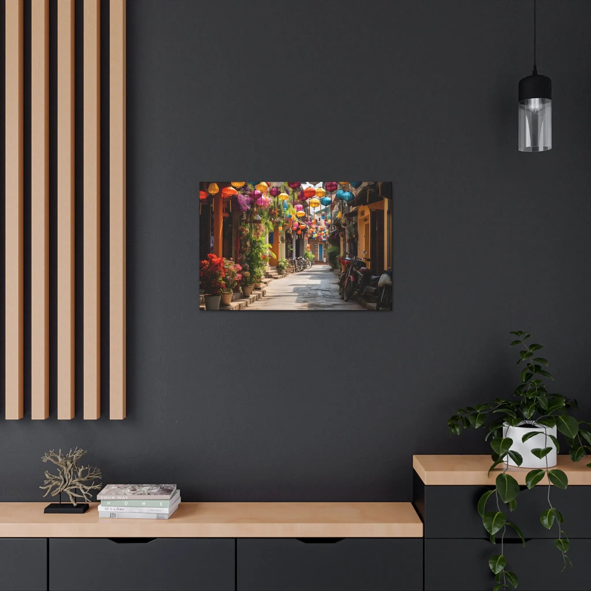 Canvas Gallery Wraps | a picture of a street in a city