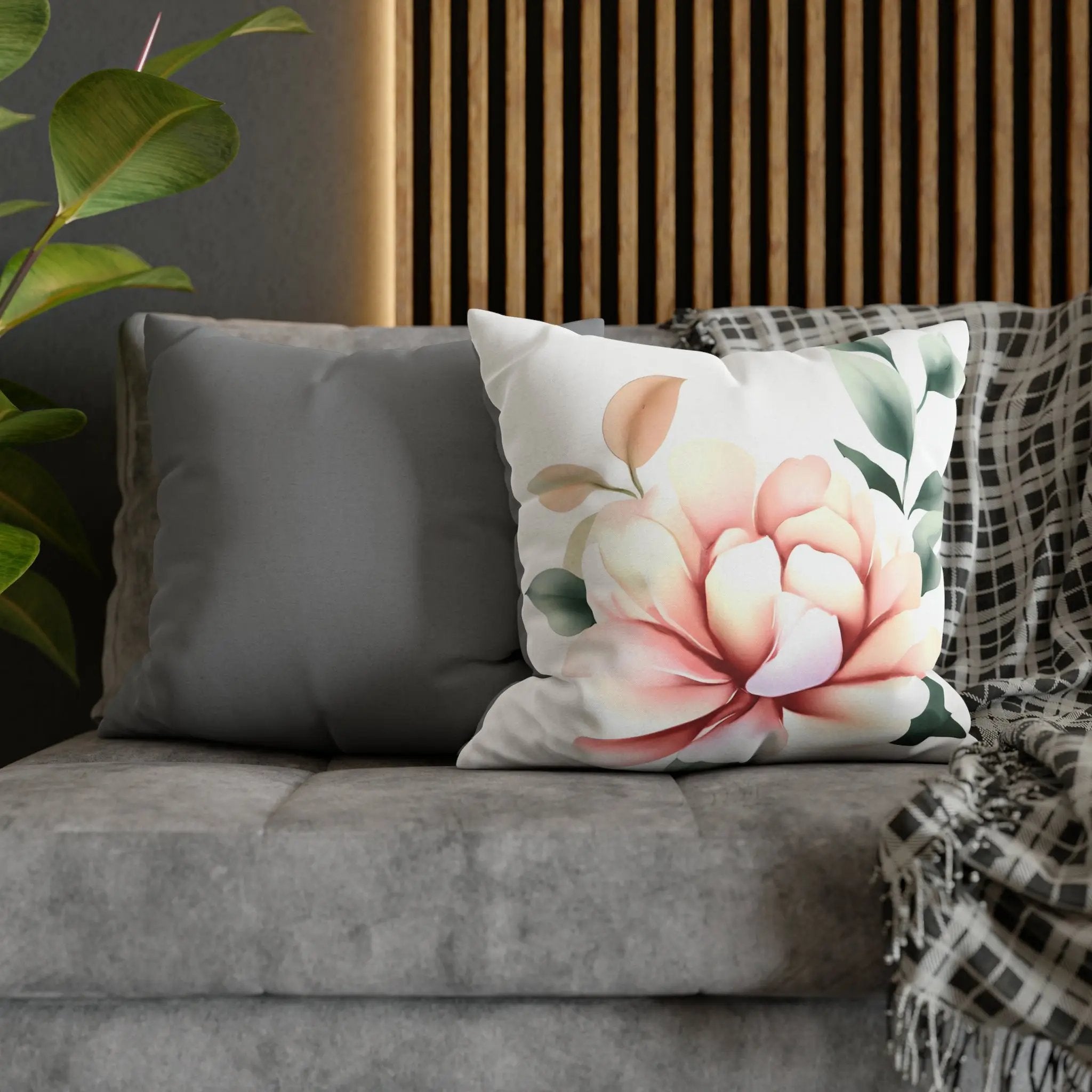 Pillow Sham | Mockup on the couch