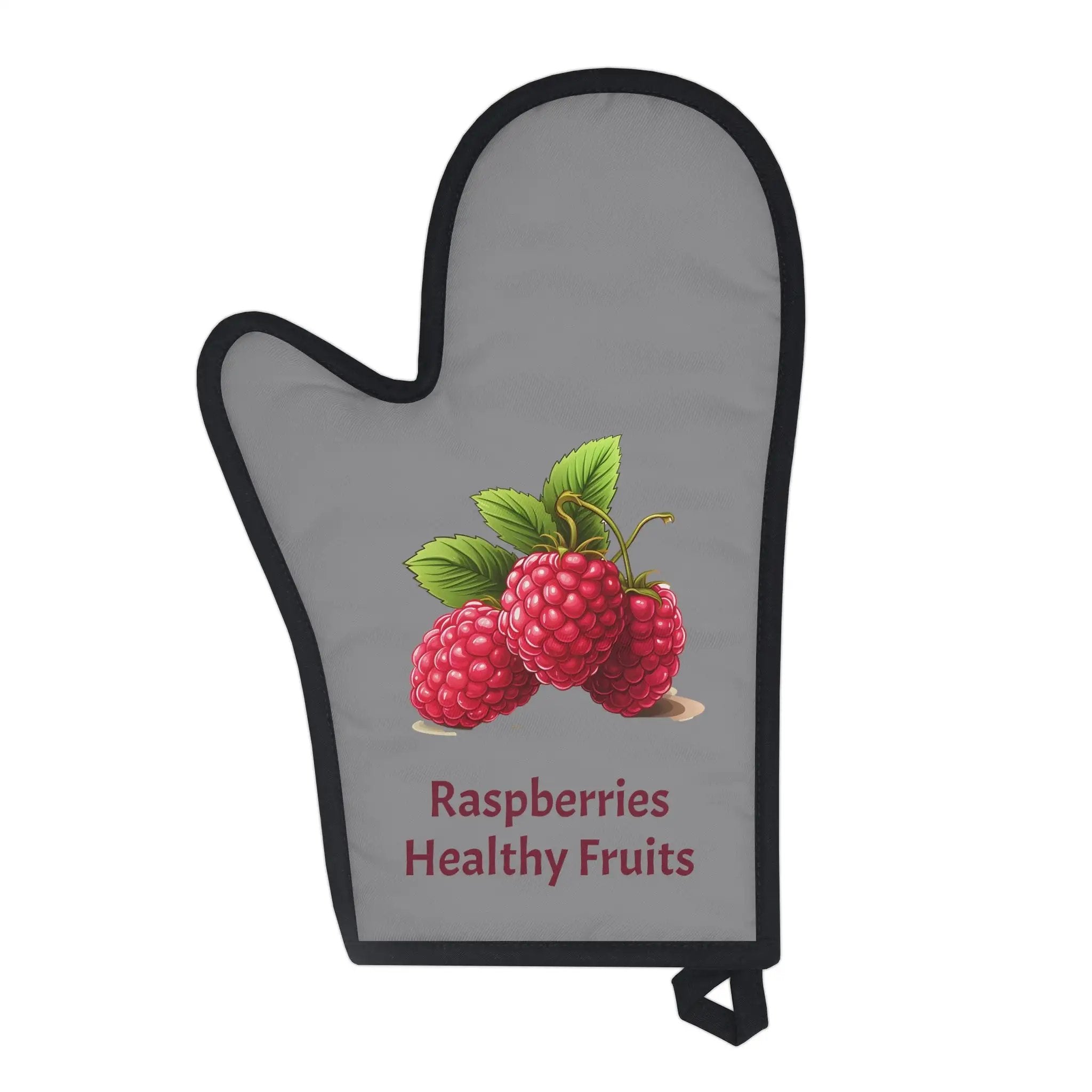 oven mitt | a oven mitt with raspberries on it