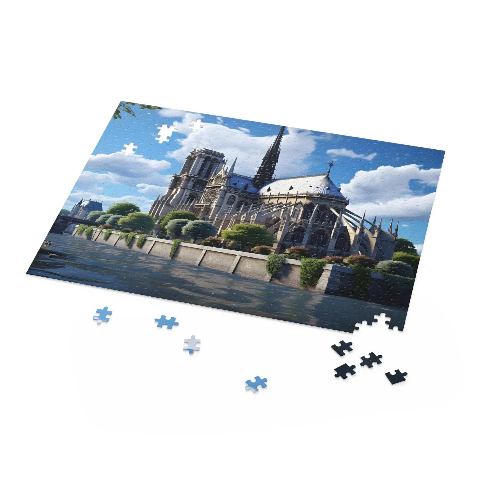 Jigsaw Puzzle | a puzzle piece with a picture of a cathedral