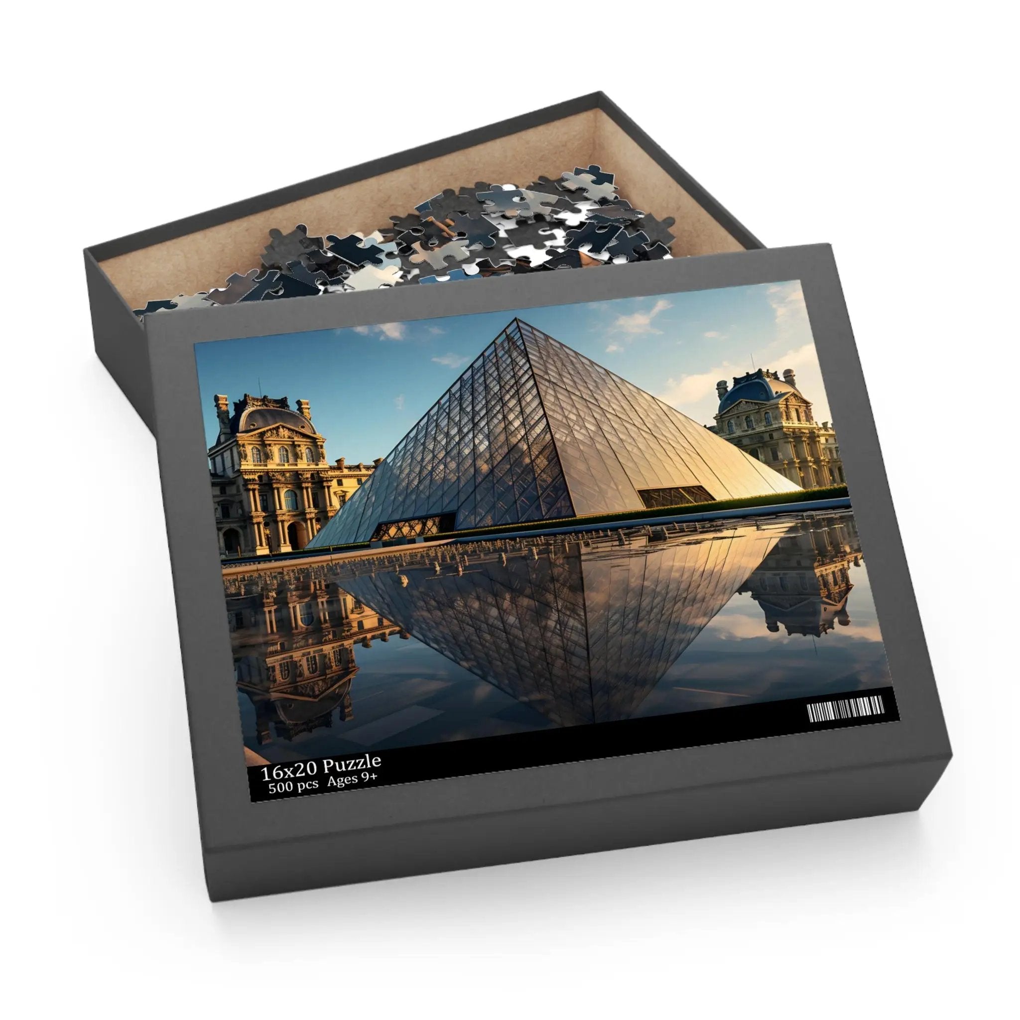 Jigsaw Puzzle | a puzzle box with a picture of a pyramid