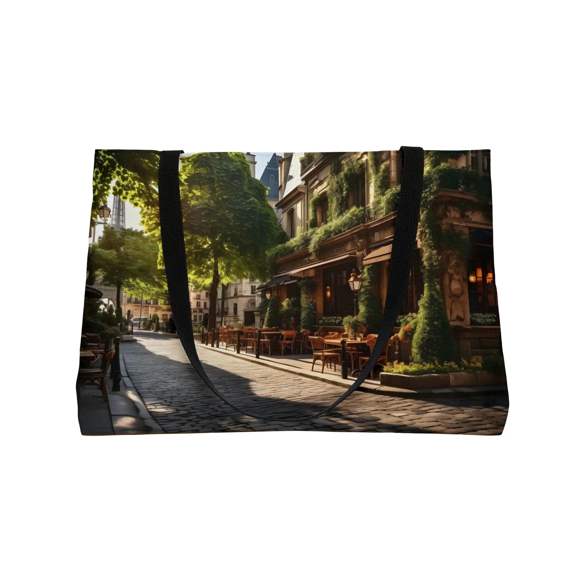 Weekender Tote Bag | a tote bag with a picture of a restaurant