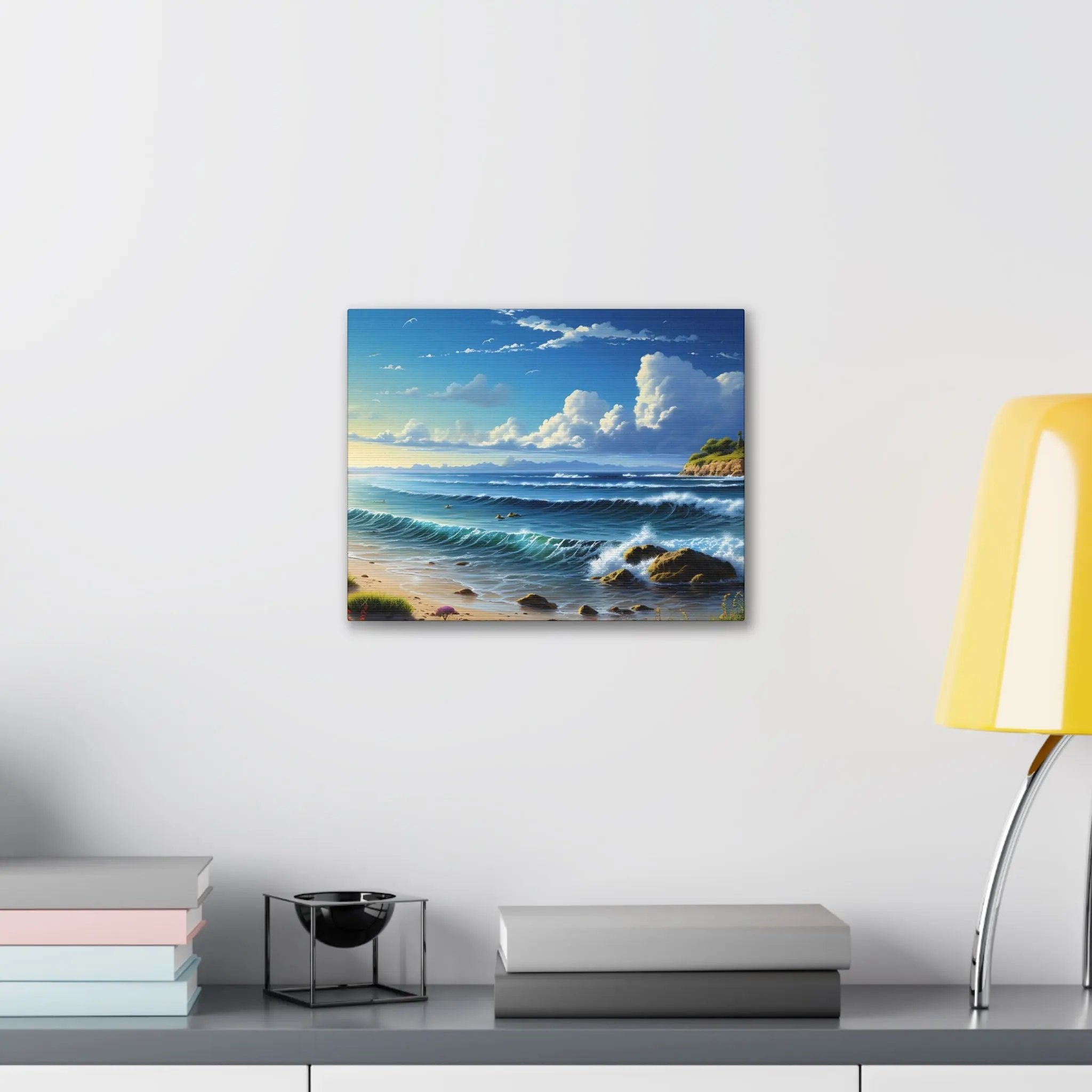 Canvas Gallery Wraps | Beach Seaside Landscape | Home Decor