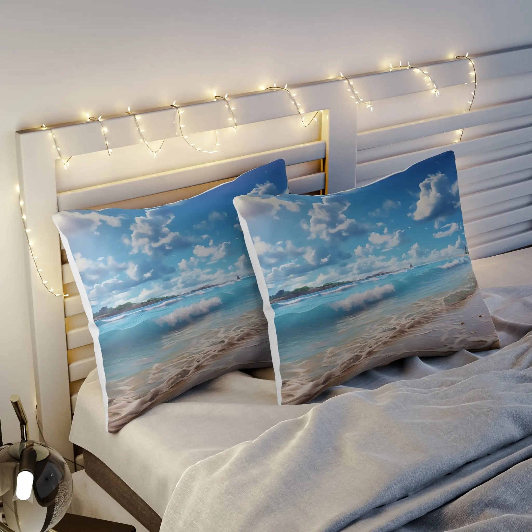 Pillow Sham | Sea Beach Landscape | Avatar Style | Cushion Cover | Pillowcase | Pillow Slip | Pillow Cover