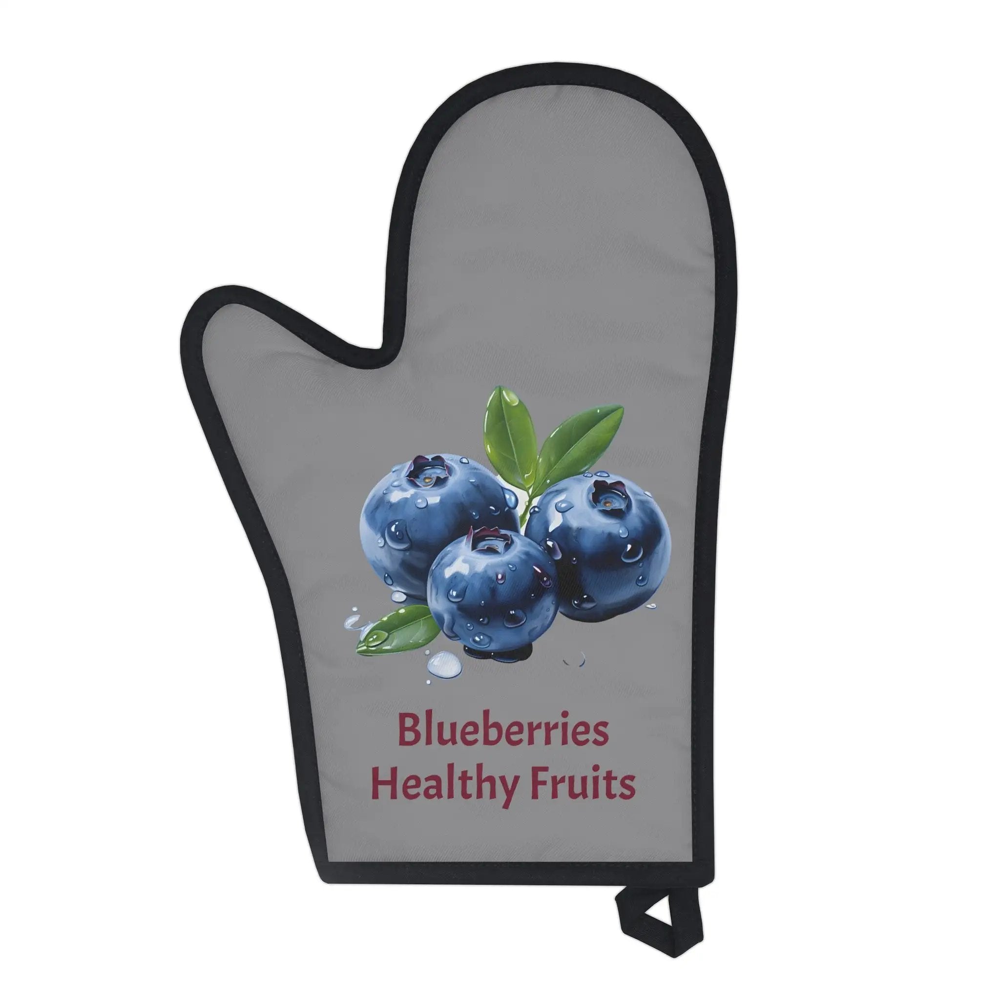 oven mitt | a oven mitt with blueberries on it