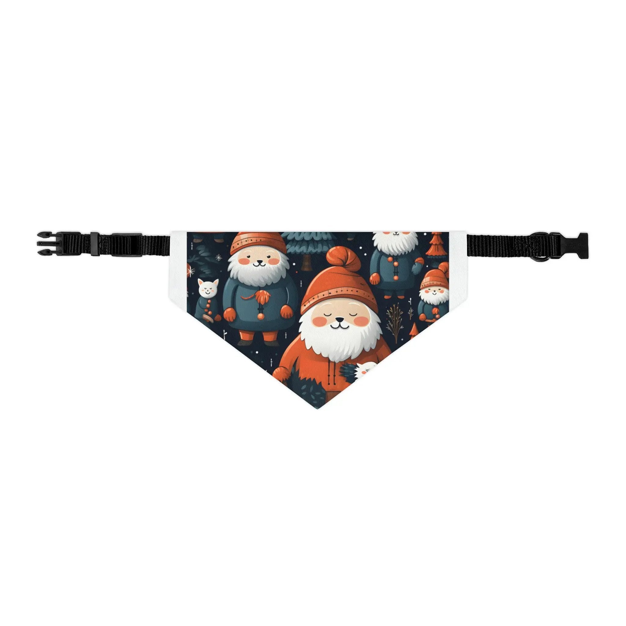 Pet Bandana | a tie with a picture of santa claus on it