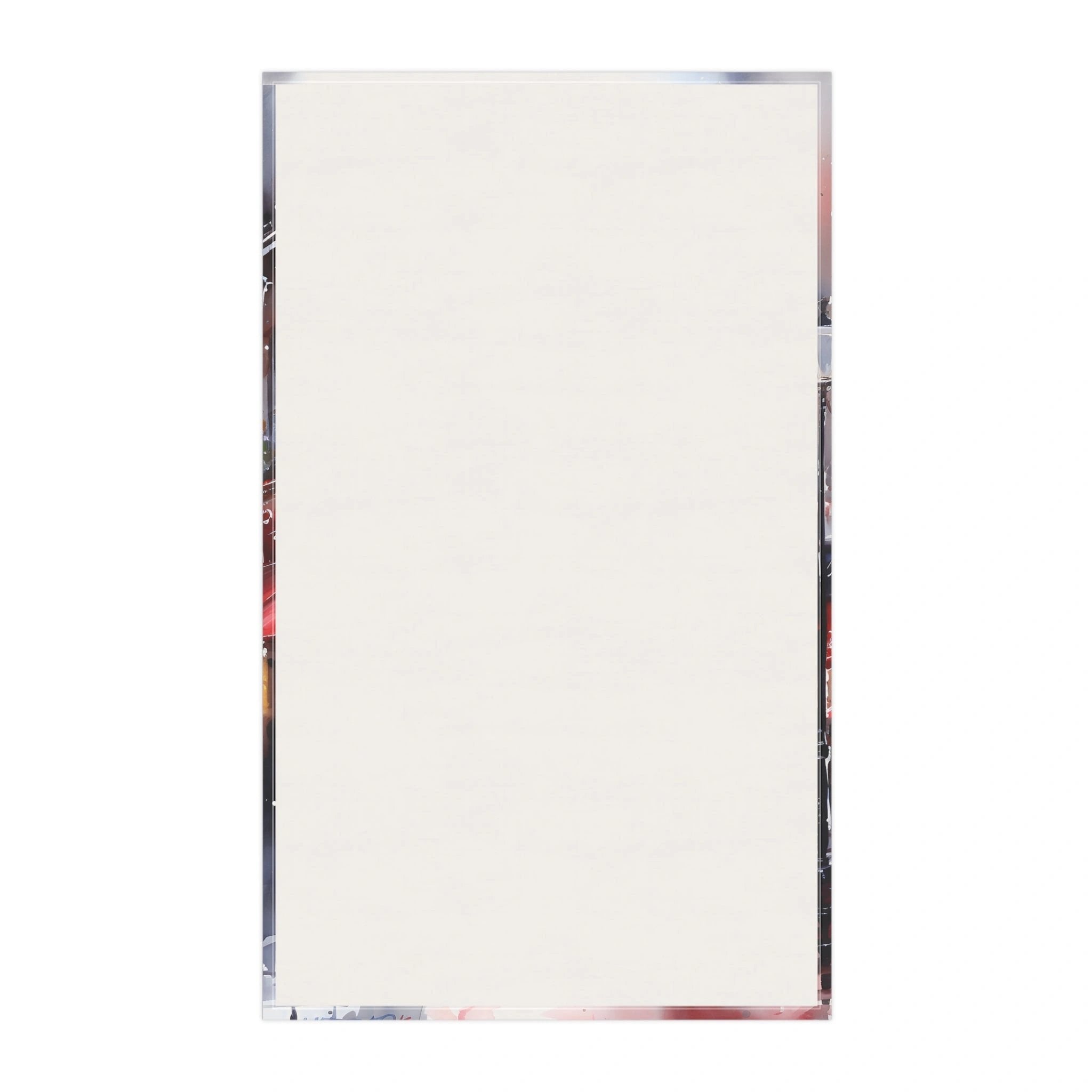 Kitchen Towel | a white sheet of paper on a white background