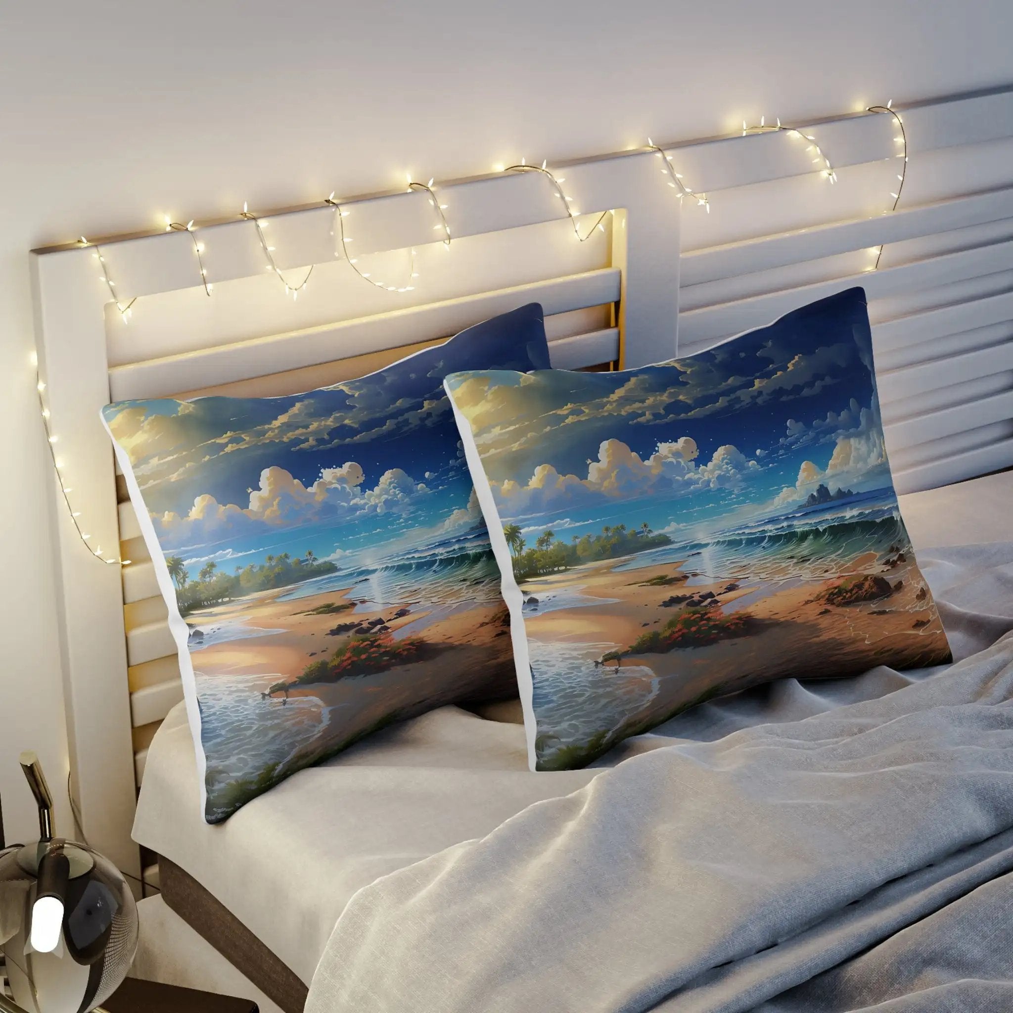 Pillow Sham | Sea Beach Landscape | Avatar Style | Cushion Cover | Pillowcase | Pillow Slip | Pillow Cover