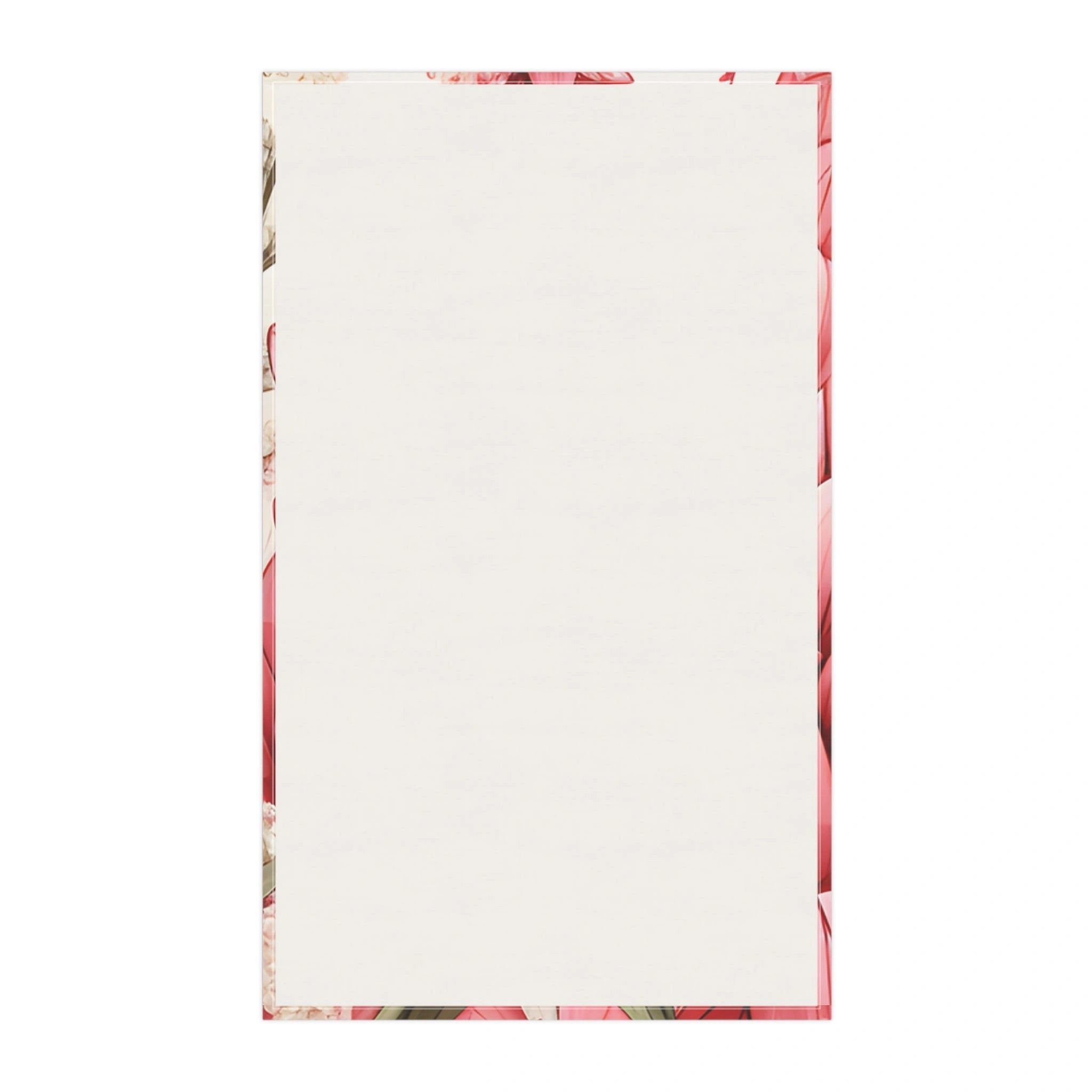 Kitchen Towel | a blank paper with a floral pattern on it