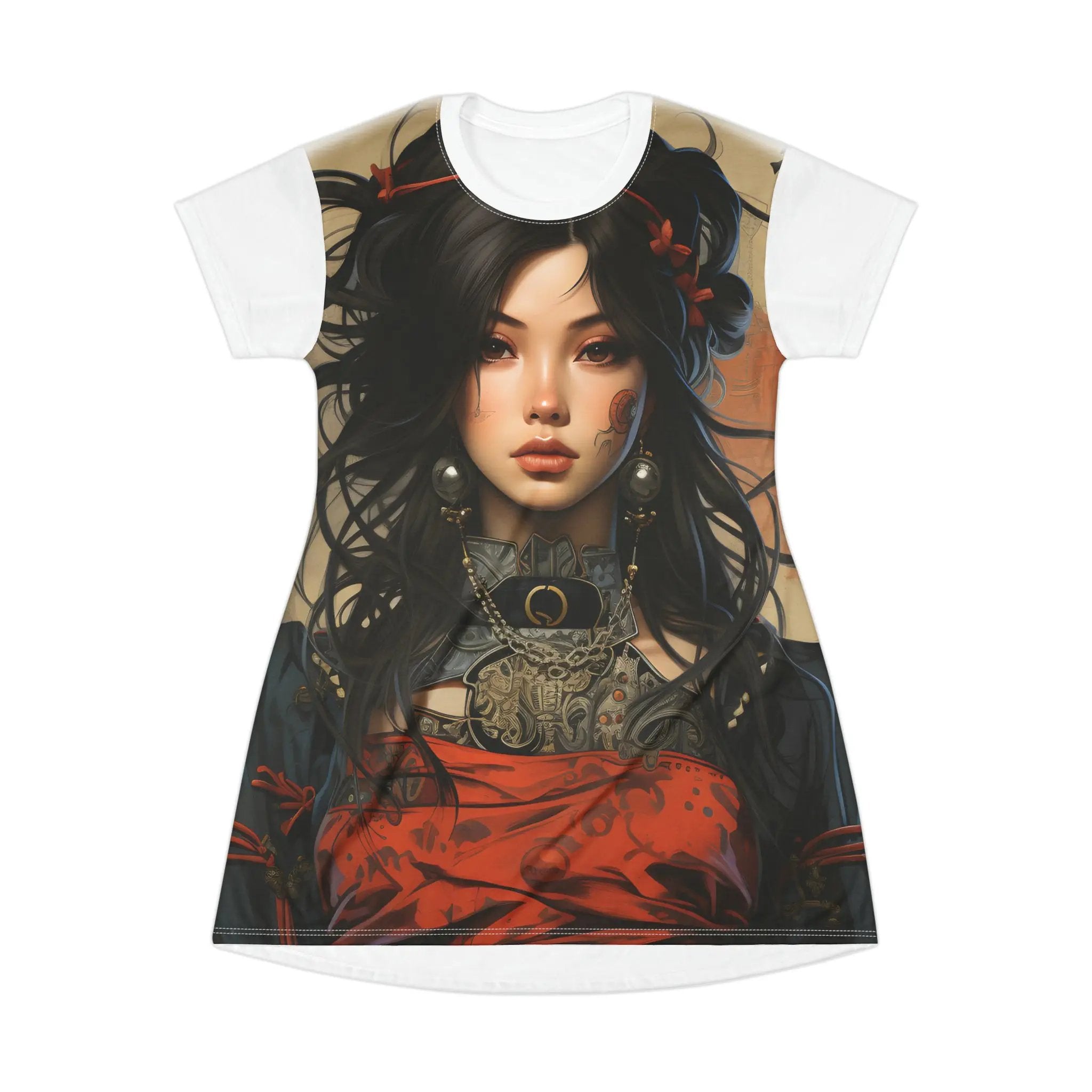 woman shirt dress | a women's t - shirt with a picture of a woman's face