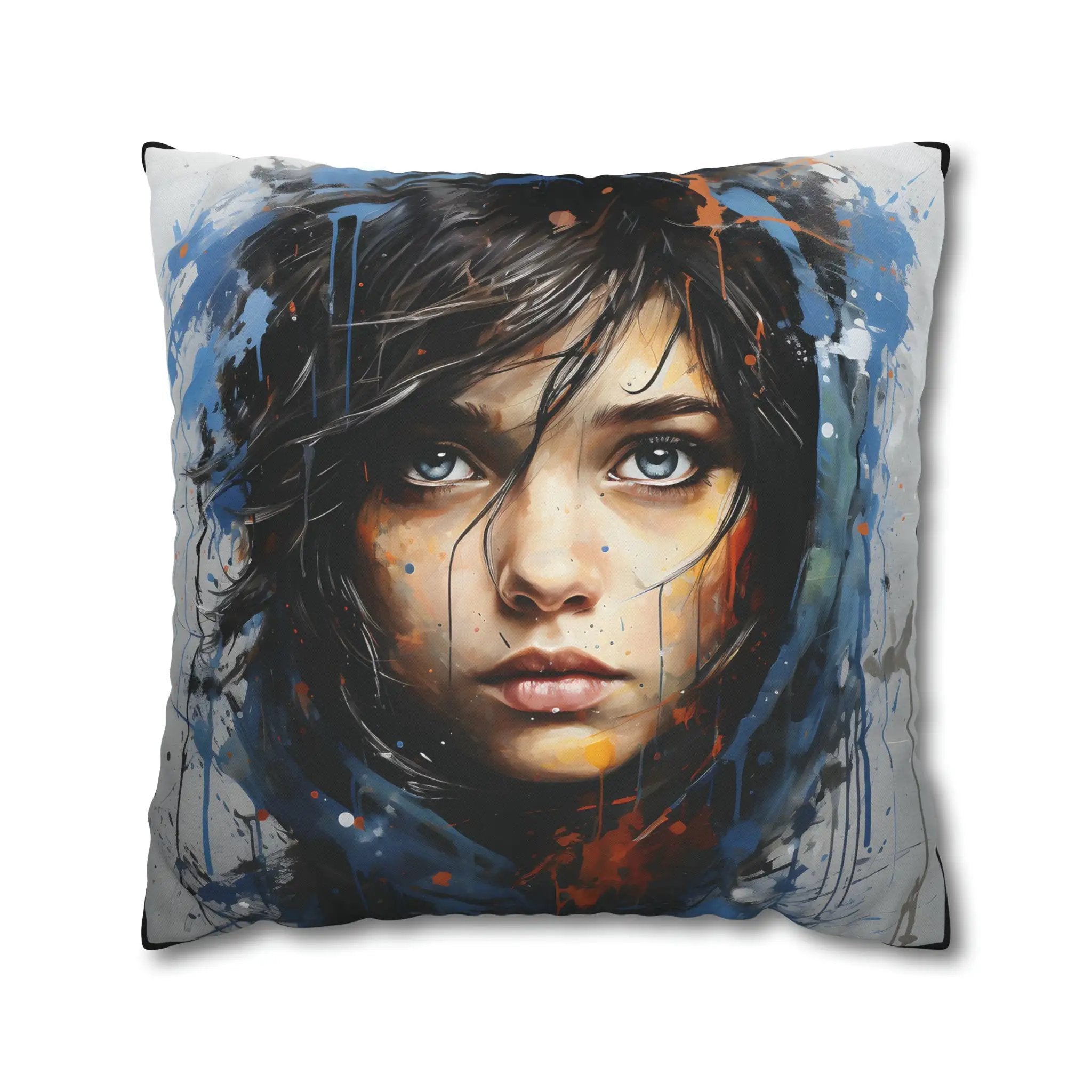 Pillow Covers | Vibrant Faces | Square Pillow Case