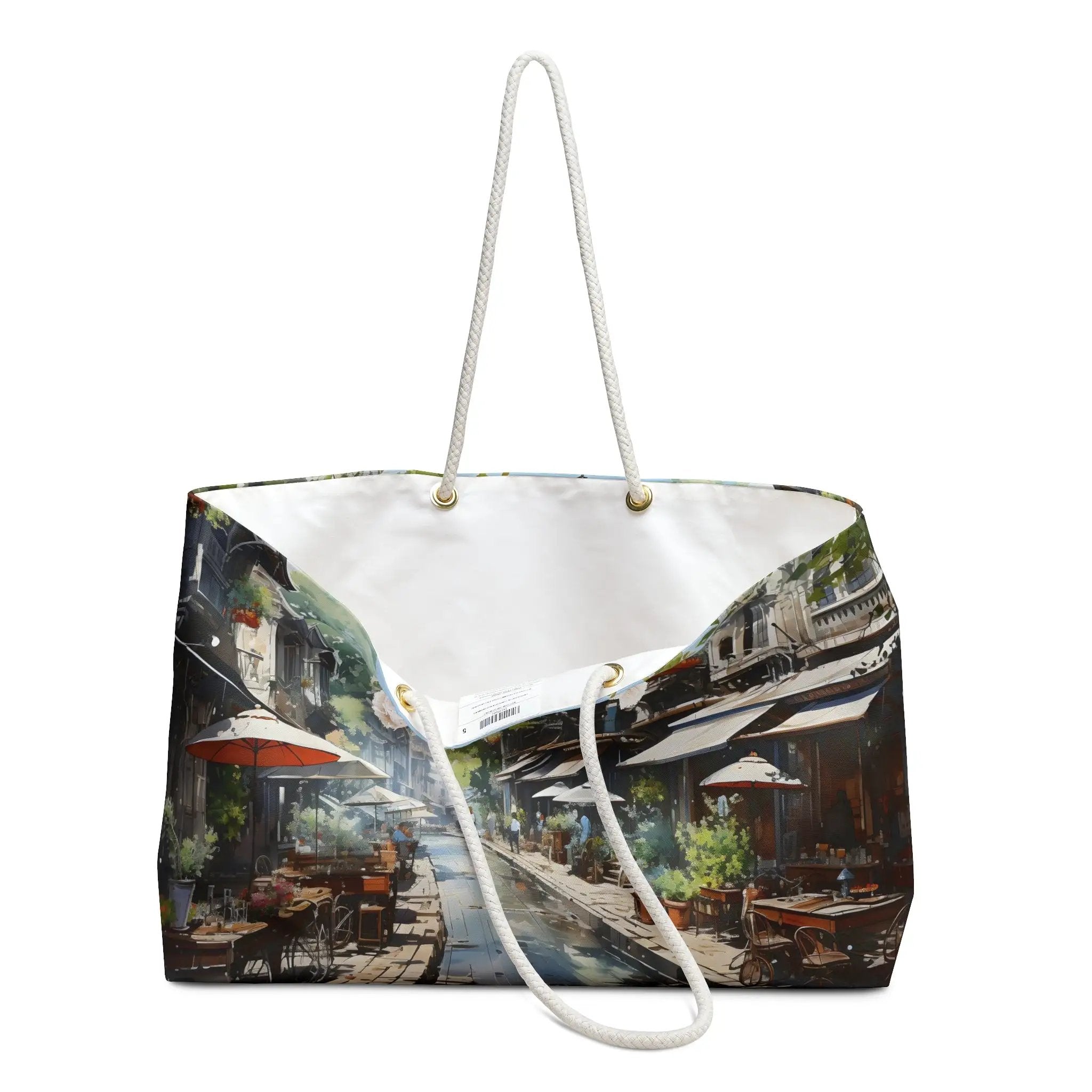 Weekender Tote Bag | Travel in Comfort and Elegance with a Weekender Bag Inspired by Hanoi Streets and Markets