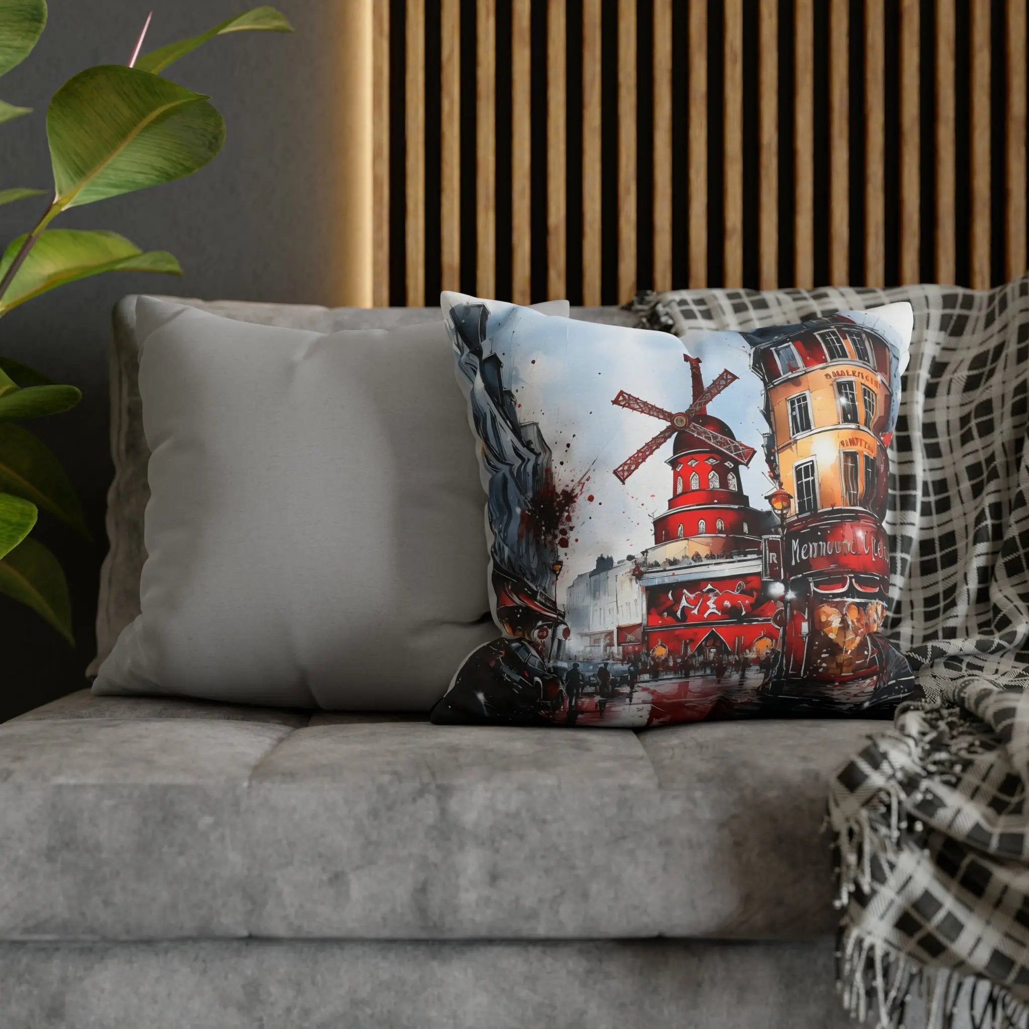 pillow cover | a couch with a decorative pillow on top of it