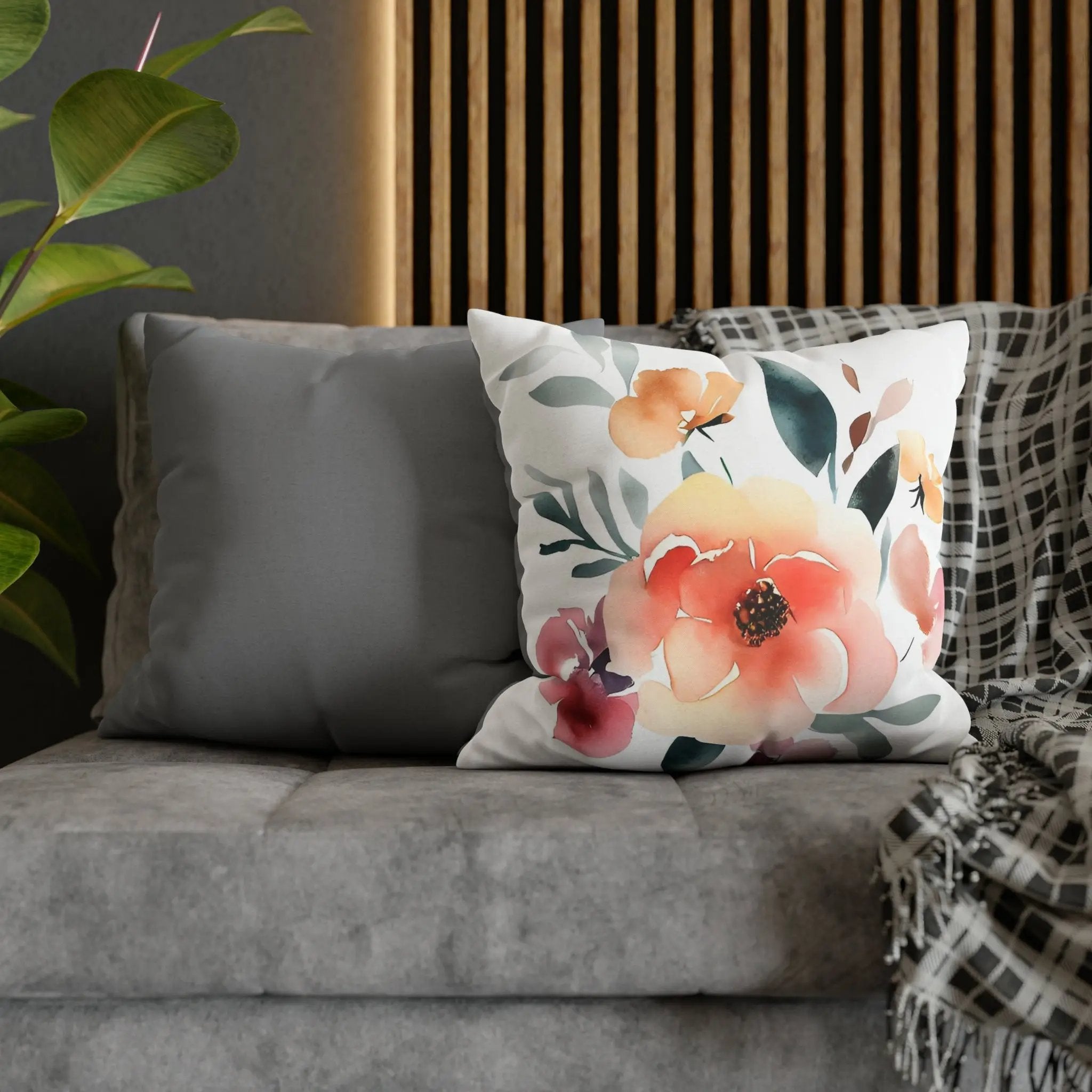 Pillow Sham | Mockup on the couch