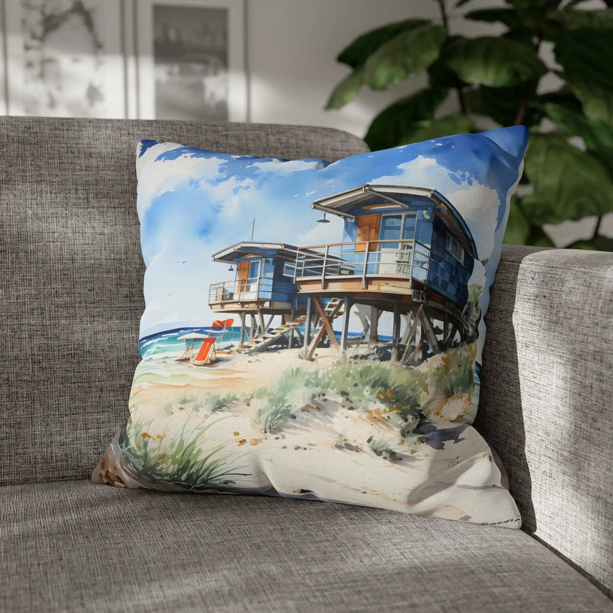 Pillow Sham | Sea Beach Landscape | Avatar Style | Cushion Cover | Pillowcase | Pillow Slip | Pillow Cover