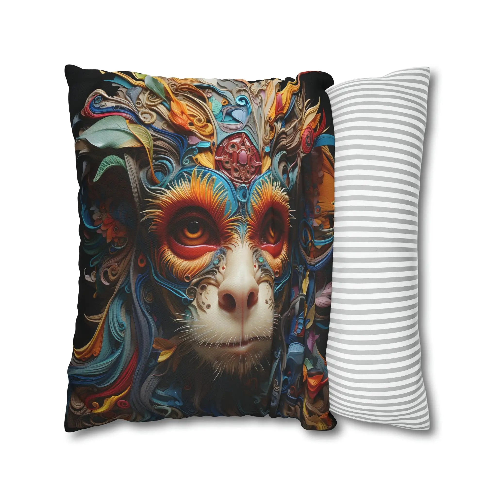 Pillow Covers | Vibrant Faces | Square Pillow Case