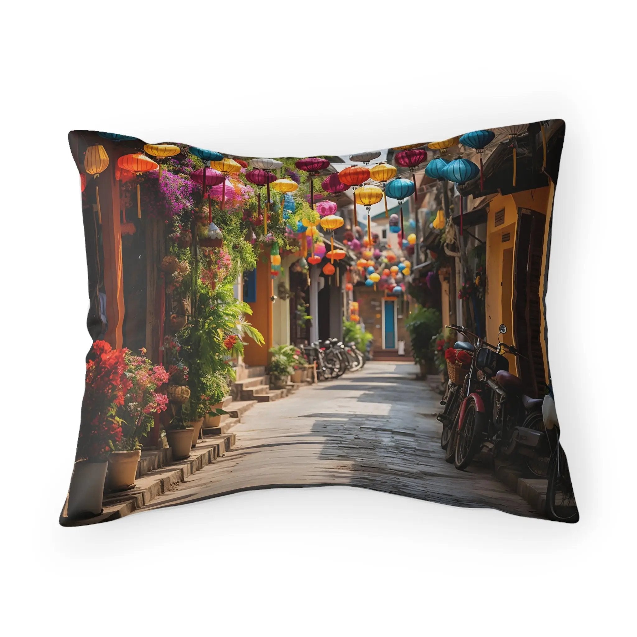 Pillow Sham | Silk Lanterns | A Journey Through Hoi An Old Quarter