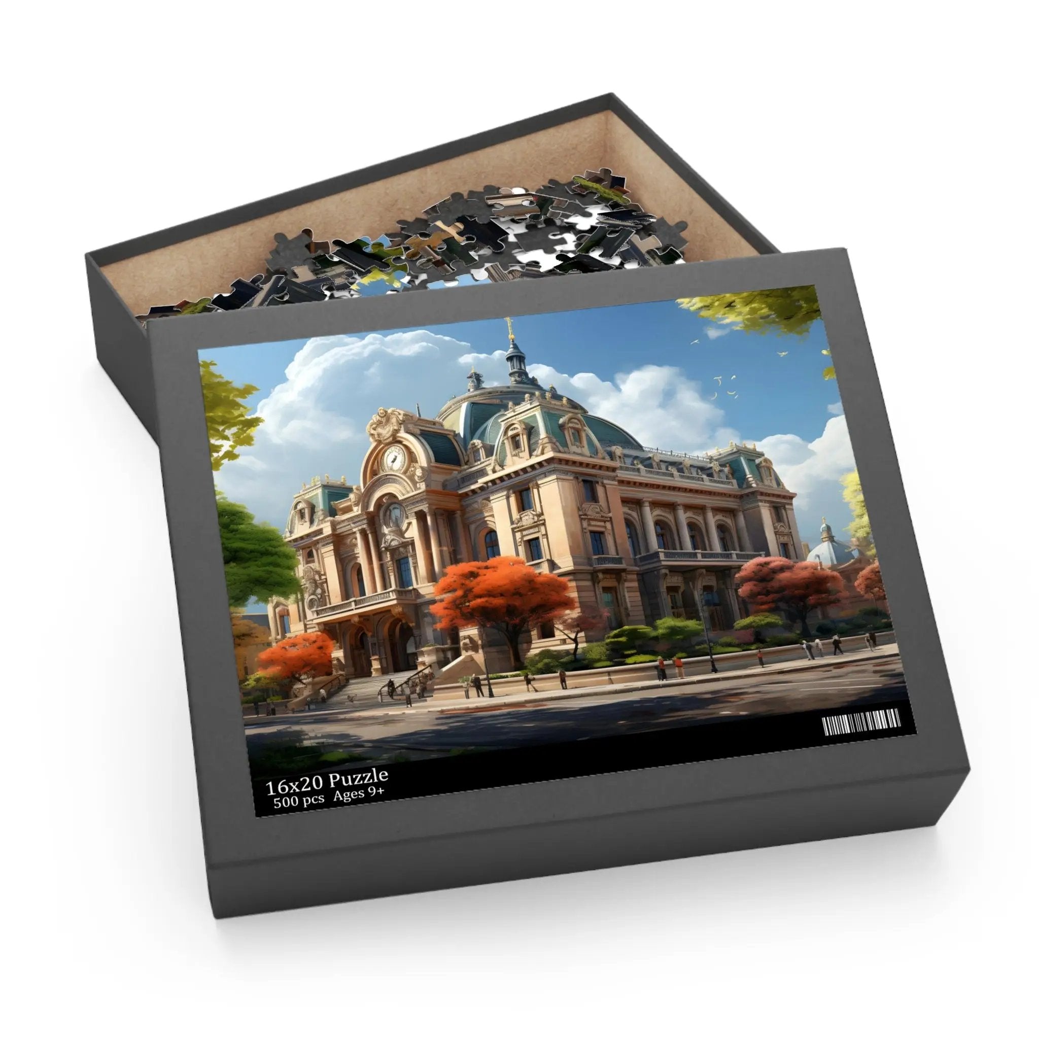 Jigsaw Puzzle | a puzzle box with a picture of a building