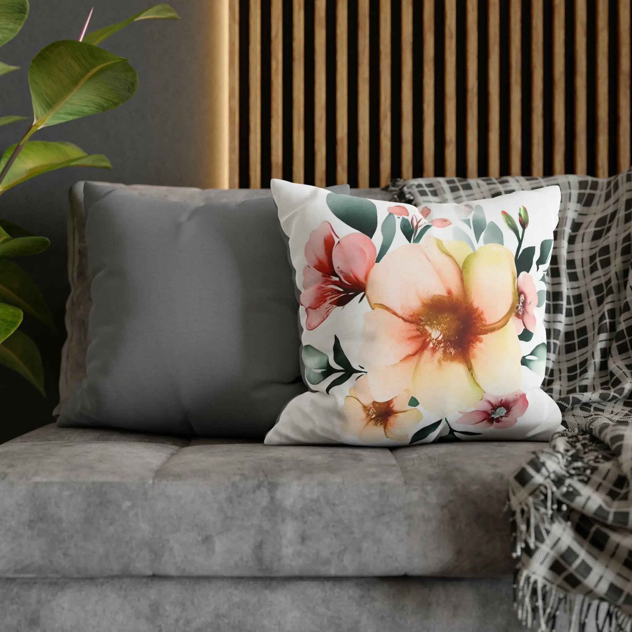 Pillow Sham | Mockup on the couch