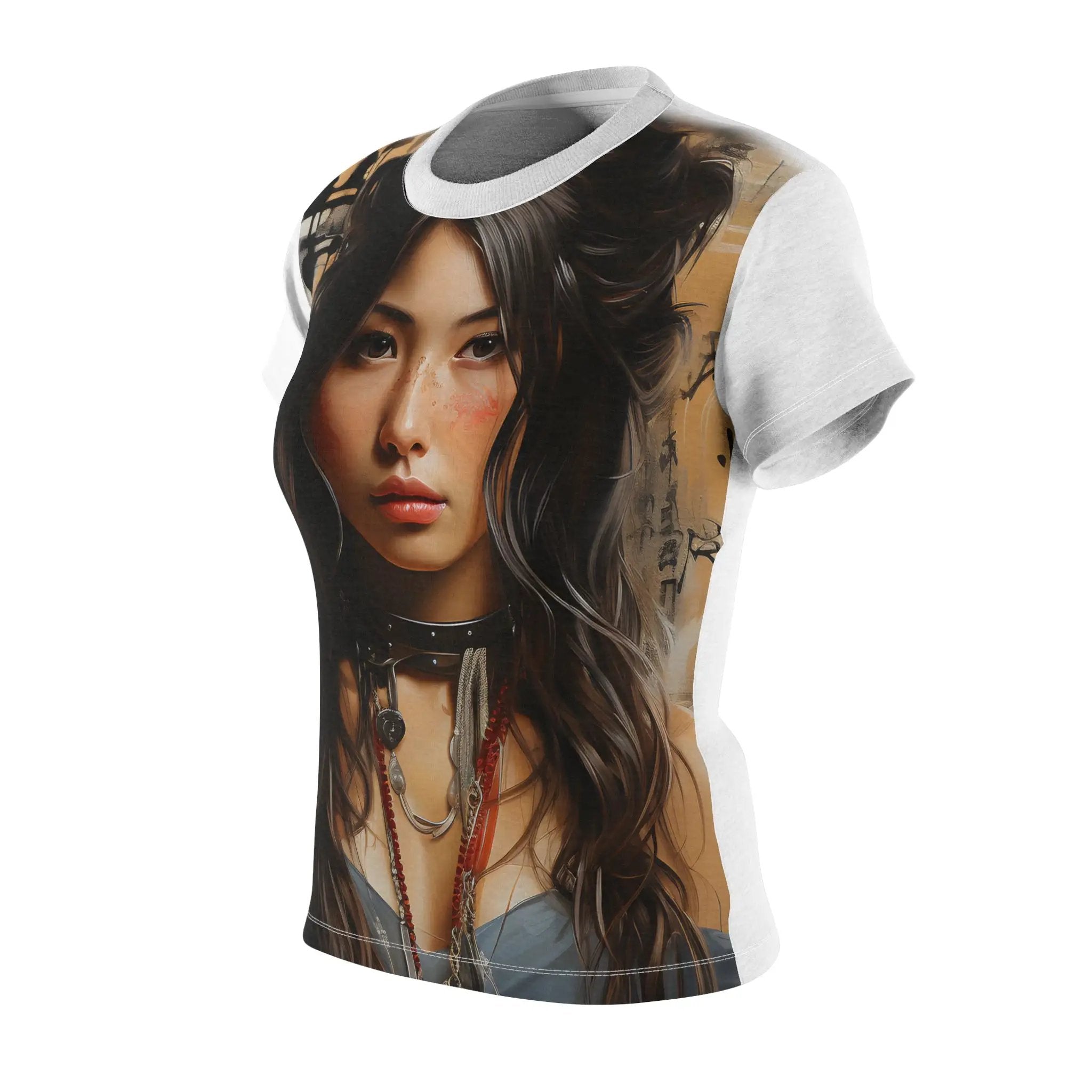 a women's t - shirt with a picture of a woman's face