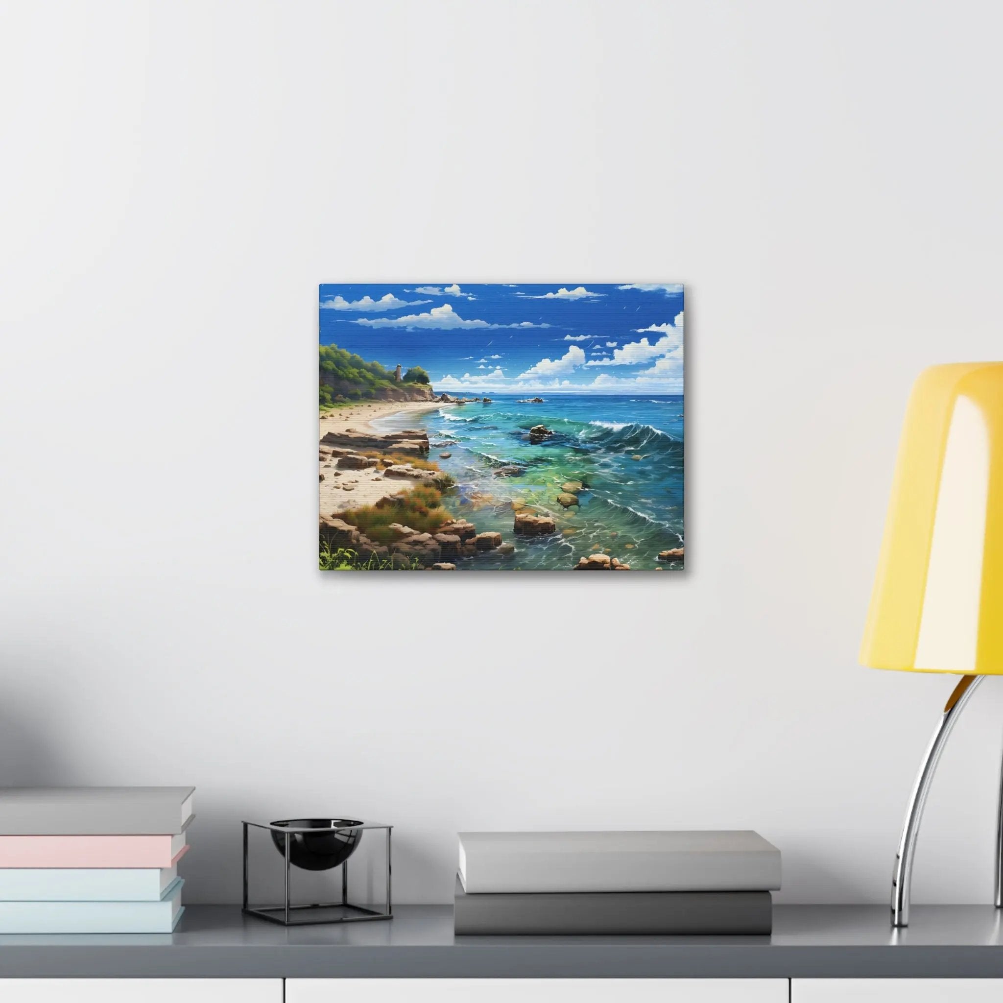 Canvas Gallery Wraps | Beach Seaside Landscape | Home Decor