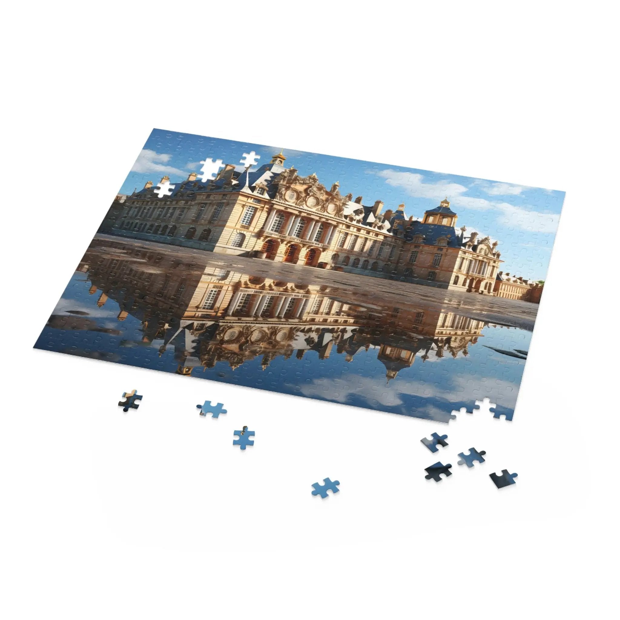 Jigsaw Puzzle | a picture of a castle with a reflection in the water