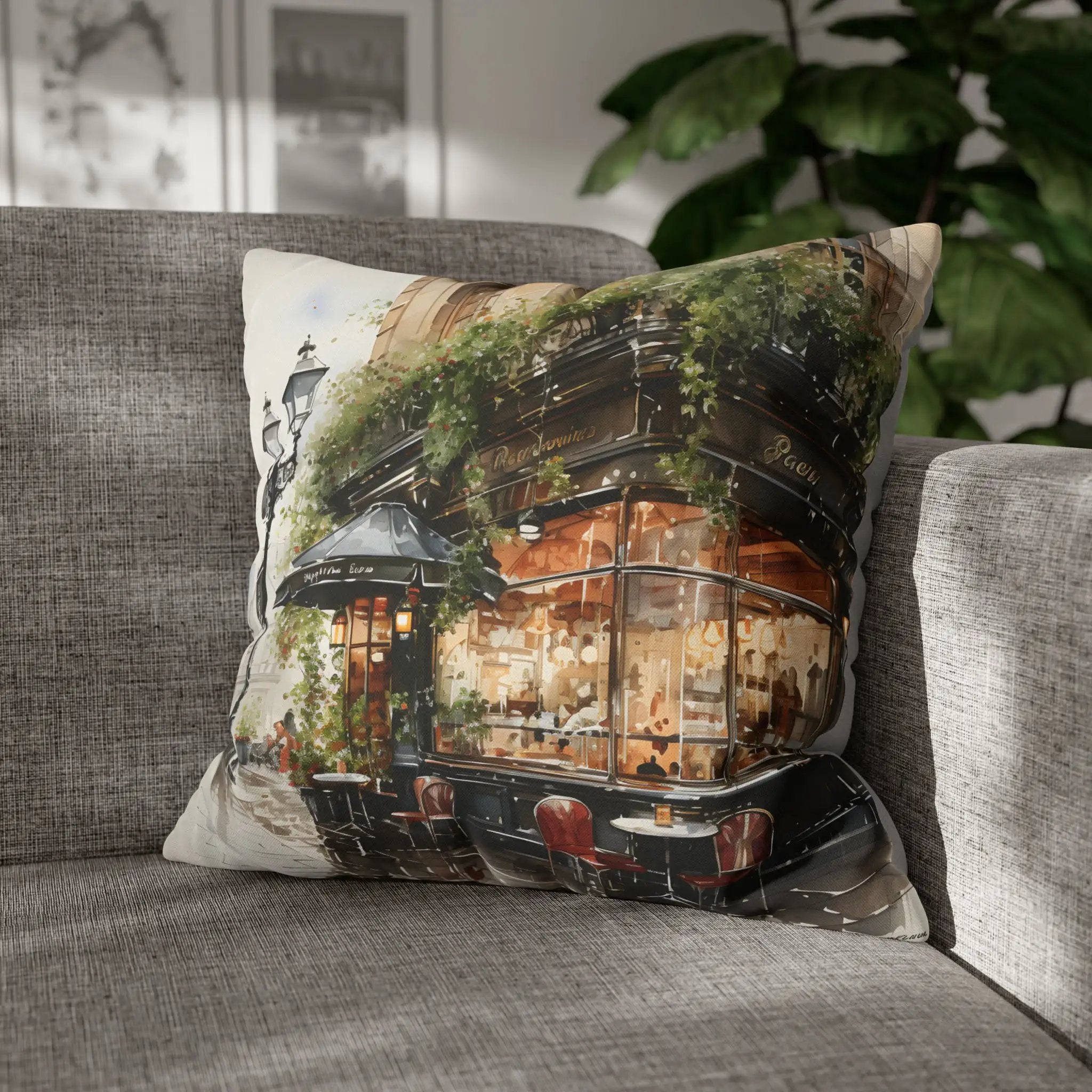 pillow cover | a couch with a pillow on top of it