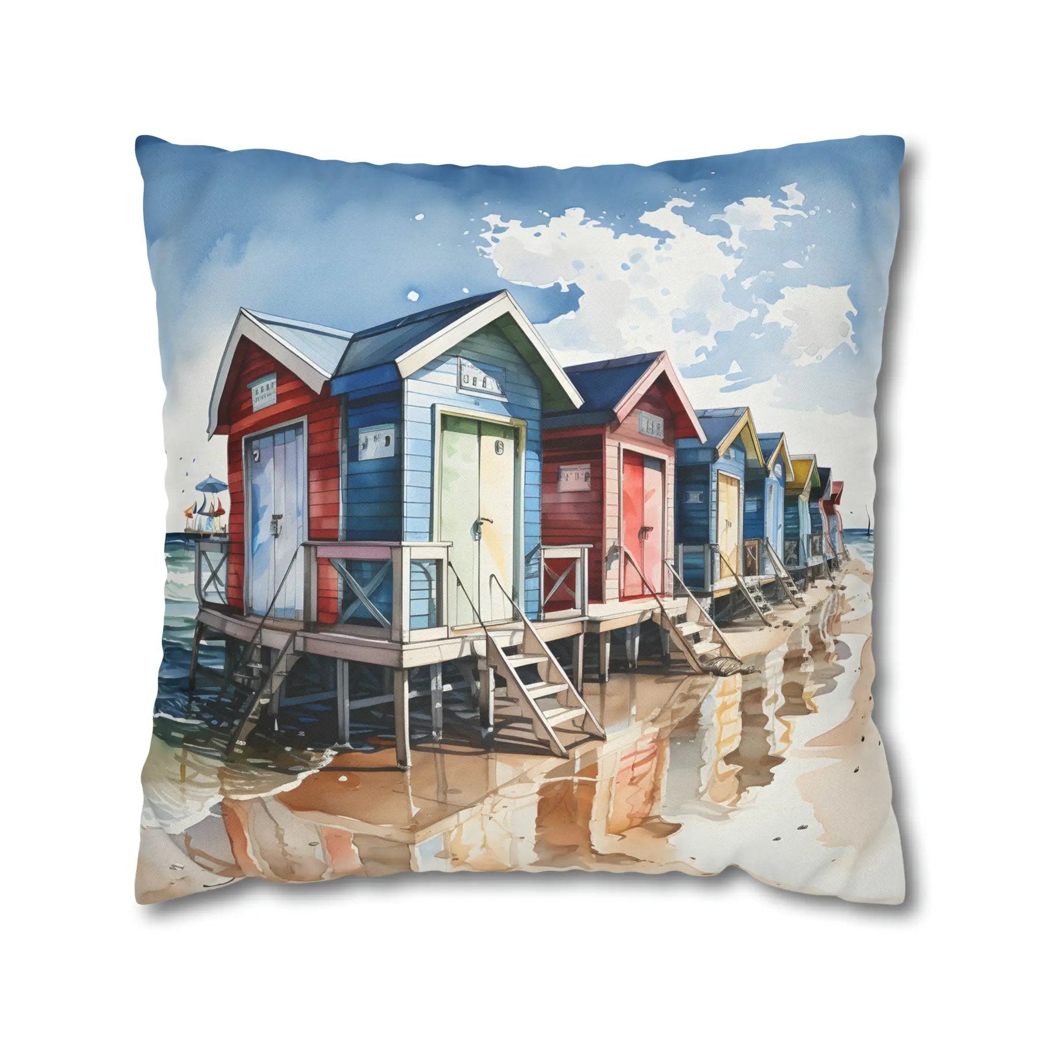 Pillow Sham | Seaside Escape | Beach Cabin Design