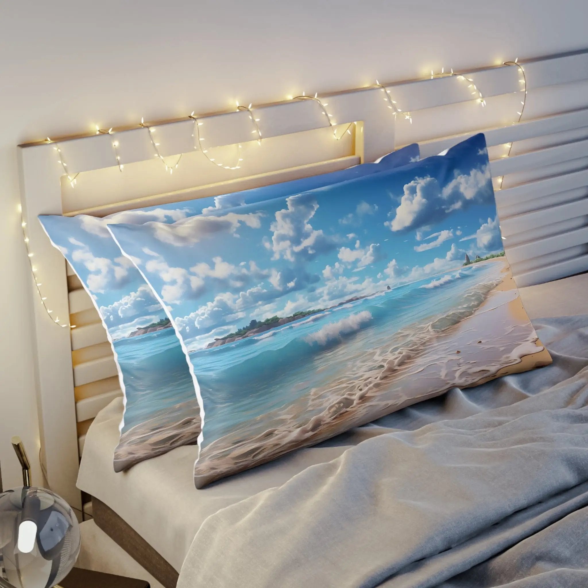 Pillow Sham | Sea Beach Landscape | Avatar Style | Cushion Cover | Pillowcase | Pillow Slip | Pillow Cover