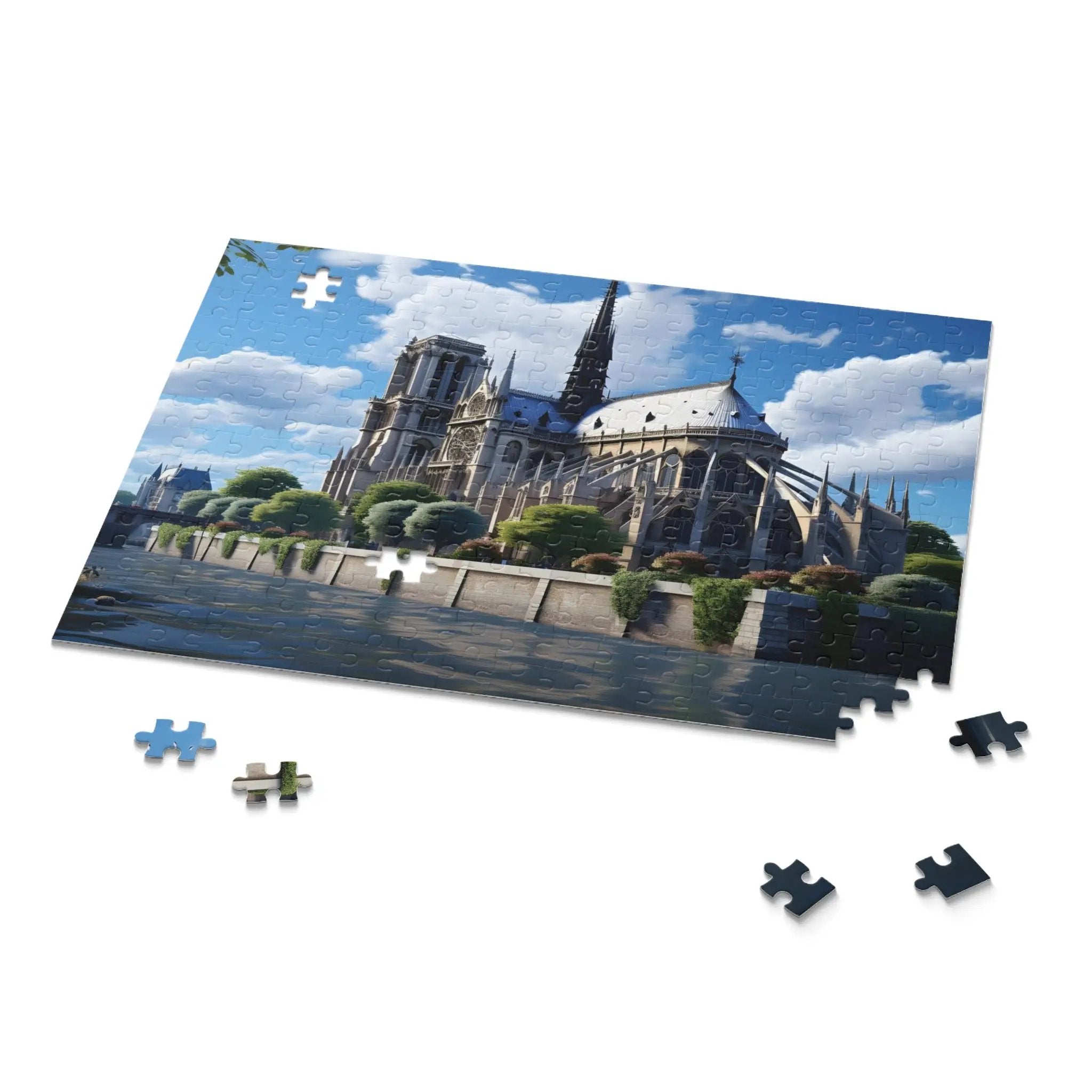 Jigsaw Puzzle | a jigsaw puzzle with a picture of a cathedral