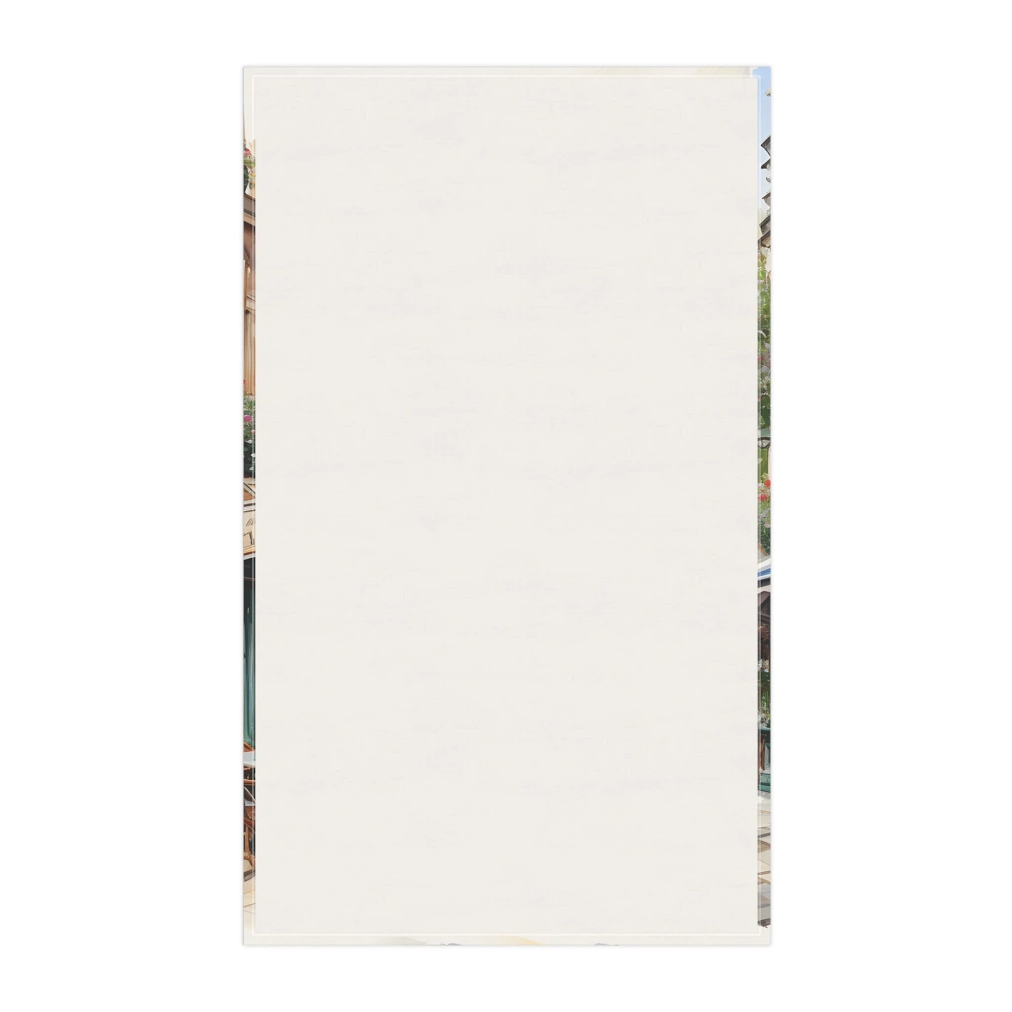 Kitchen Towel | a white sheet of paper on a white background