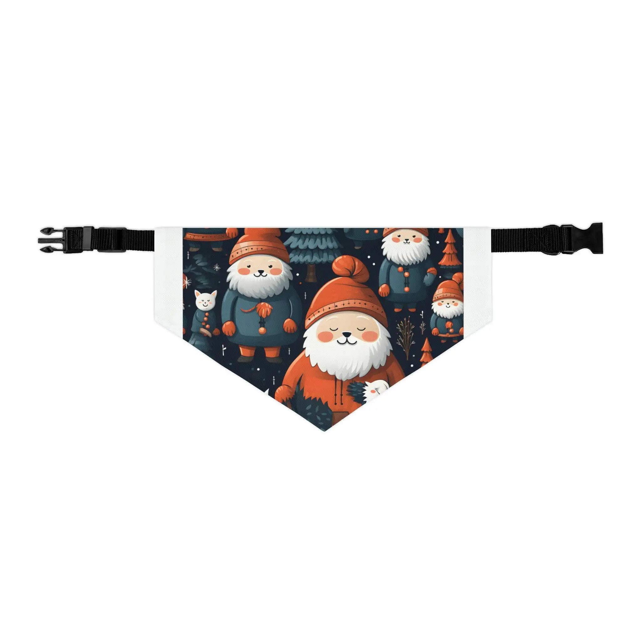 Pet Bandana | a tie with a picture of gnomes on it