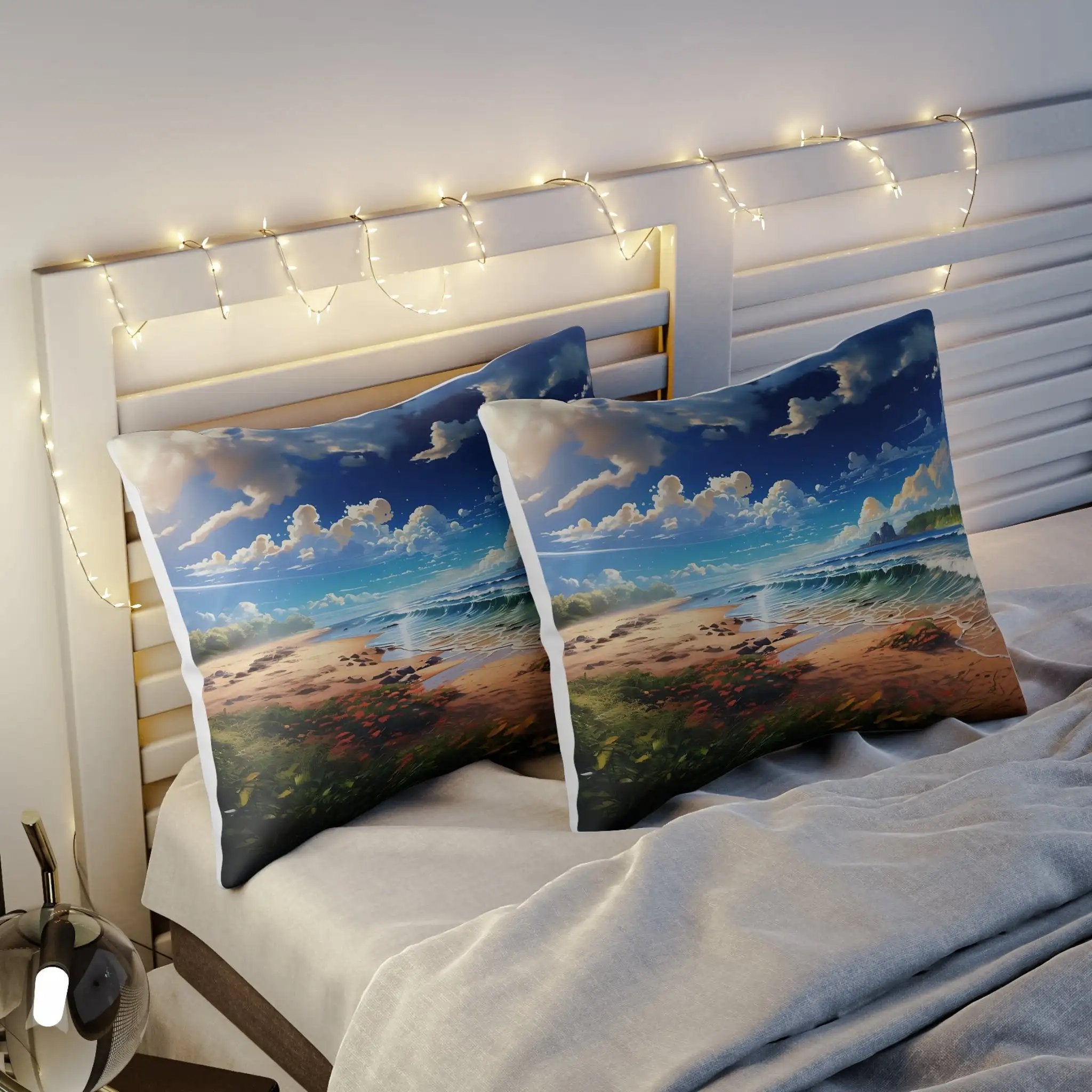 Pillow Sham | Sea Beach Landscape | Avatar Style | Cushion Cover | Pillowcase | Pillow Slip | Pillow Cover