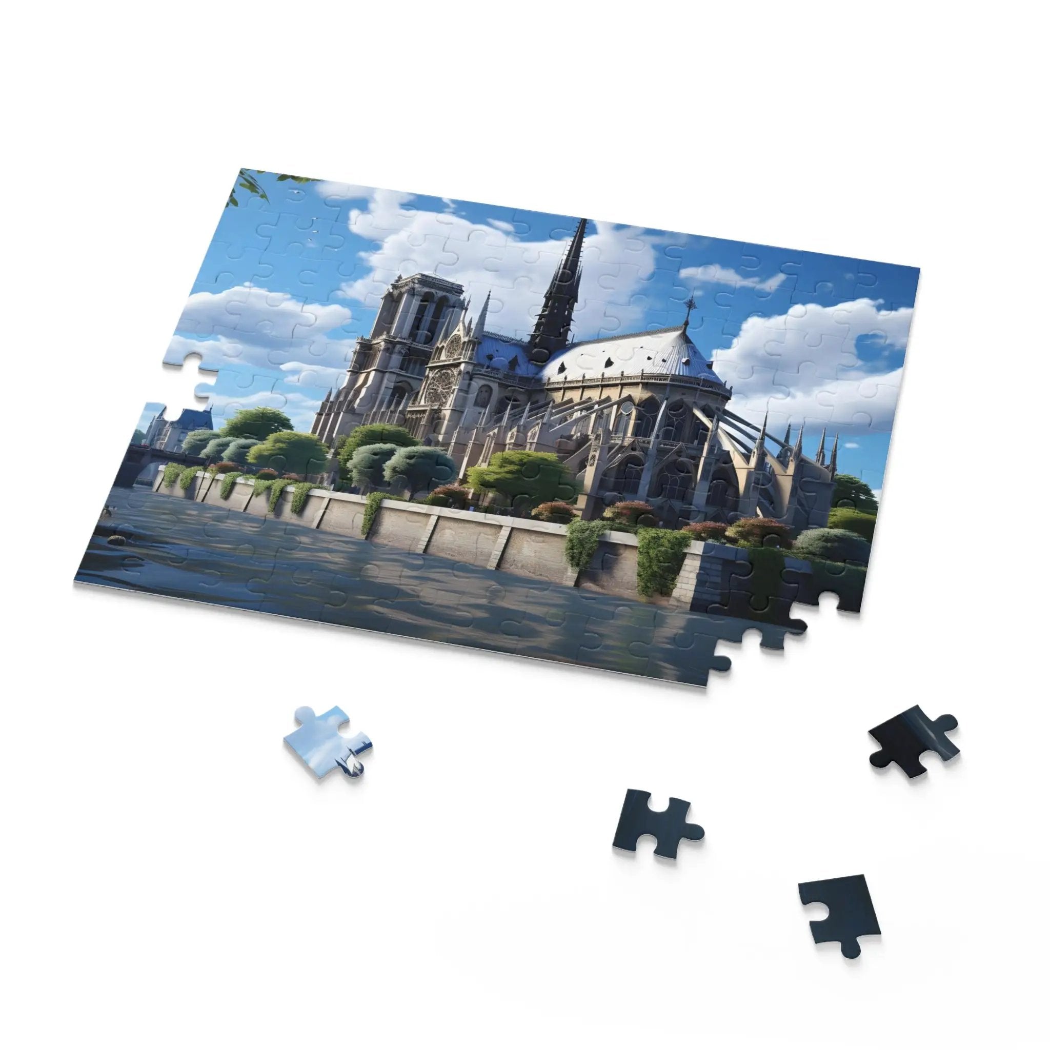 Jigsaw Puzzle | a jigsaw puzzle with a picture of a cathedral